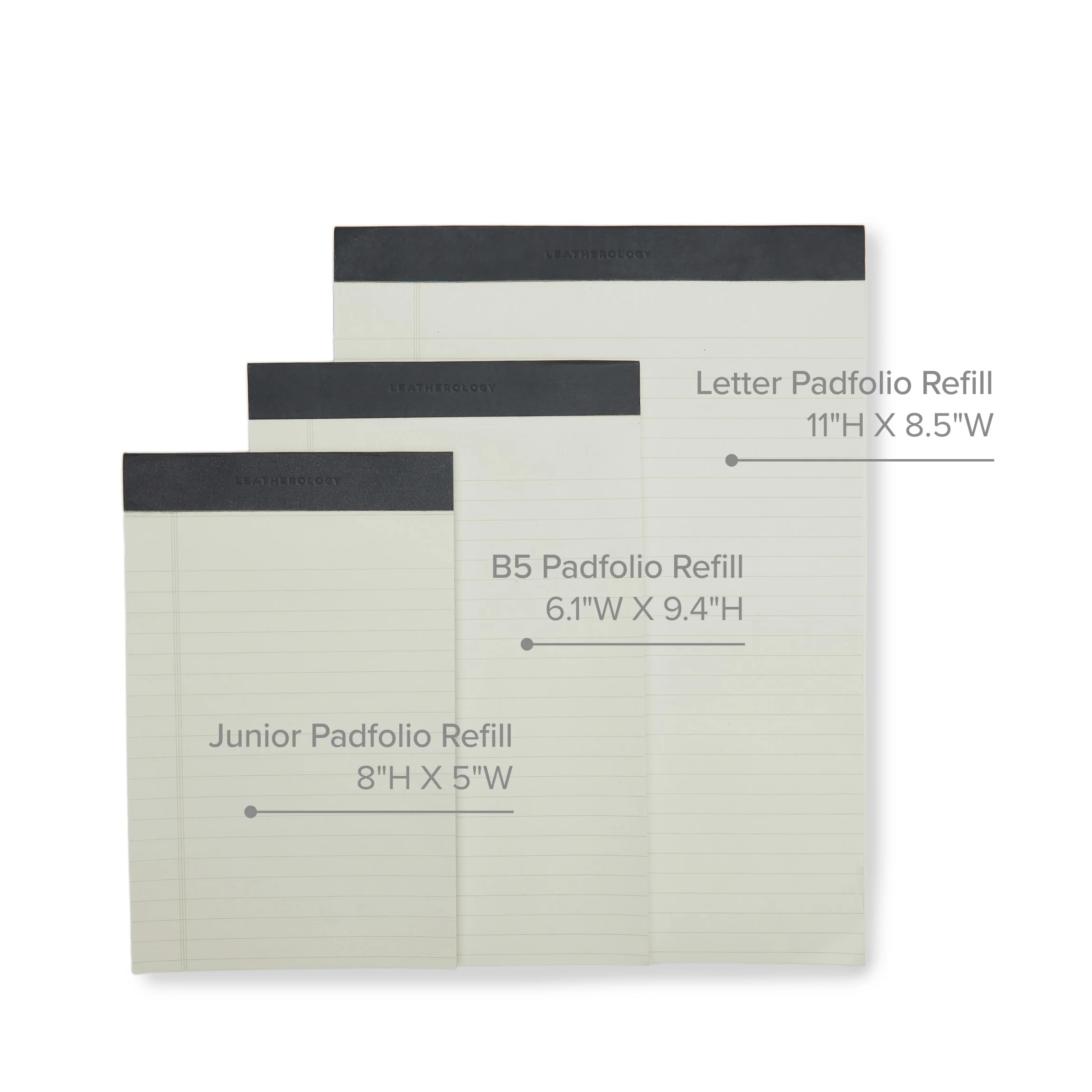 B5 Snap Padfolio Brown - Image 4