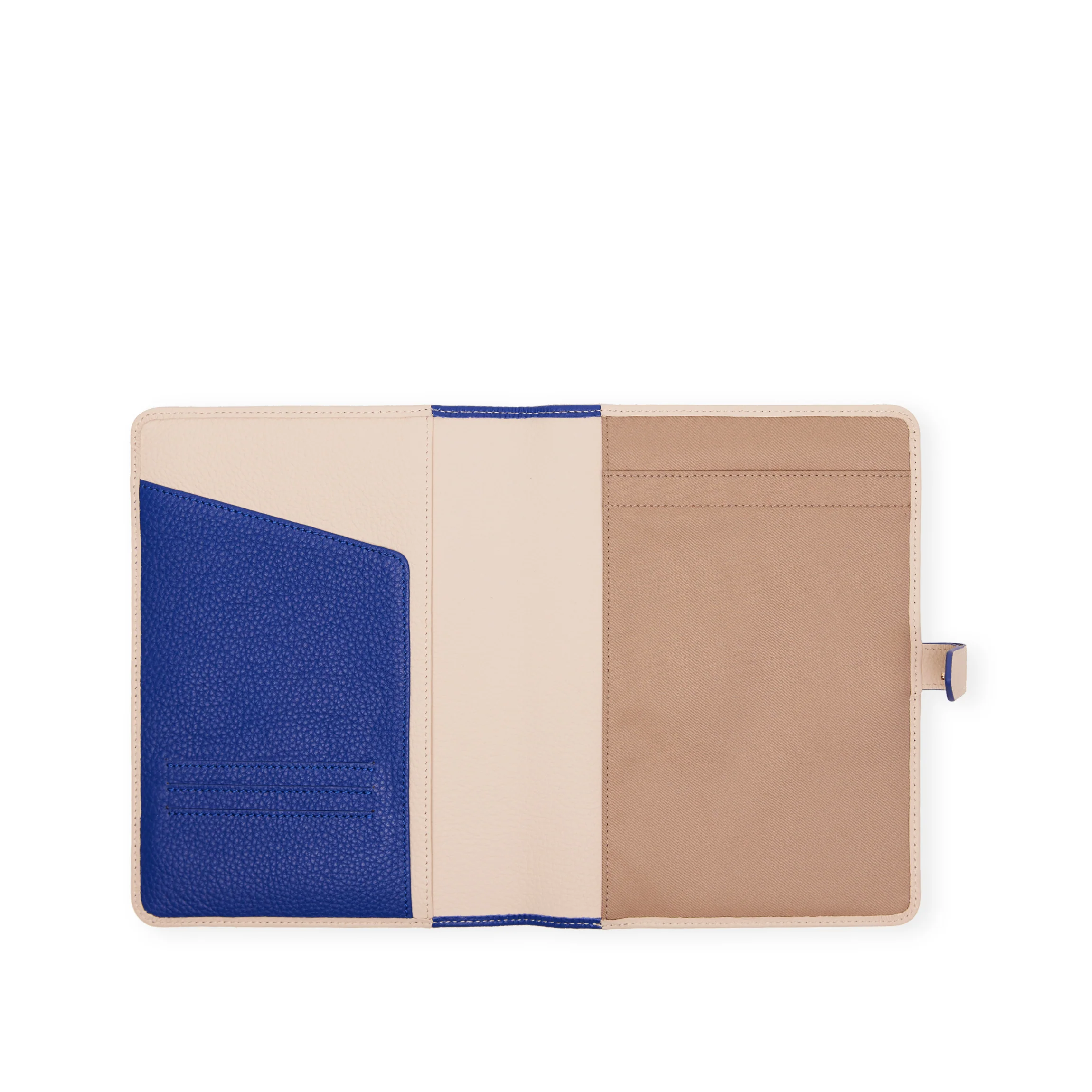 A5 Snap Spiral Journal Sand/Regatta Blue - Image 4
