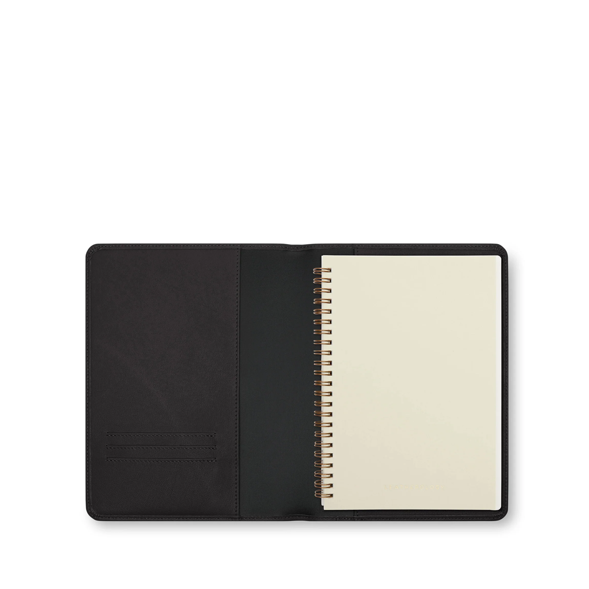 A5 Standard Spiral Journal Black Onyx