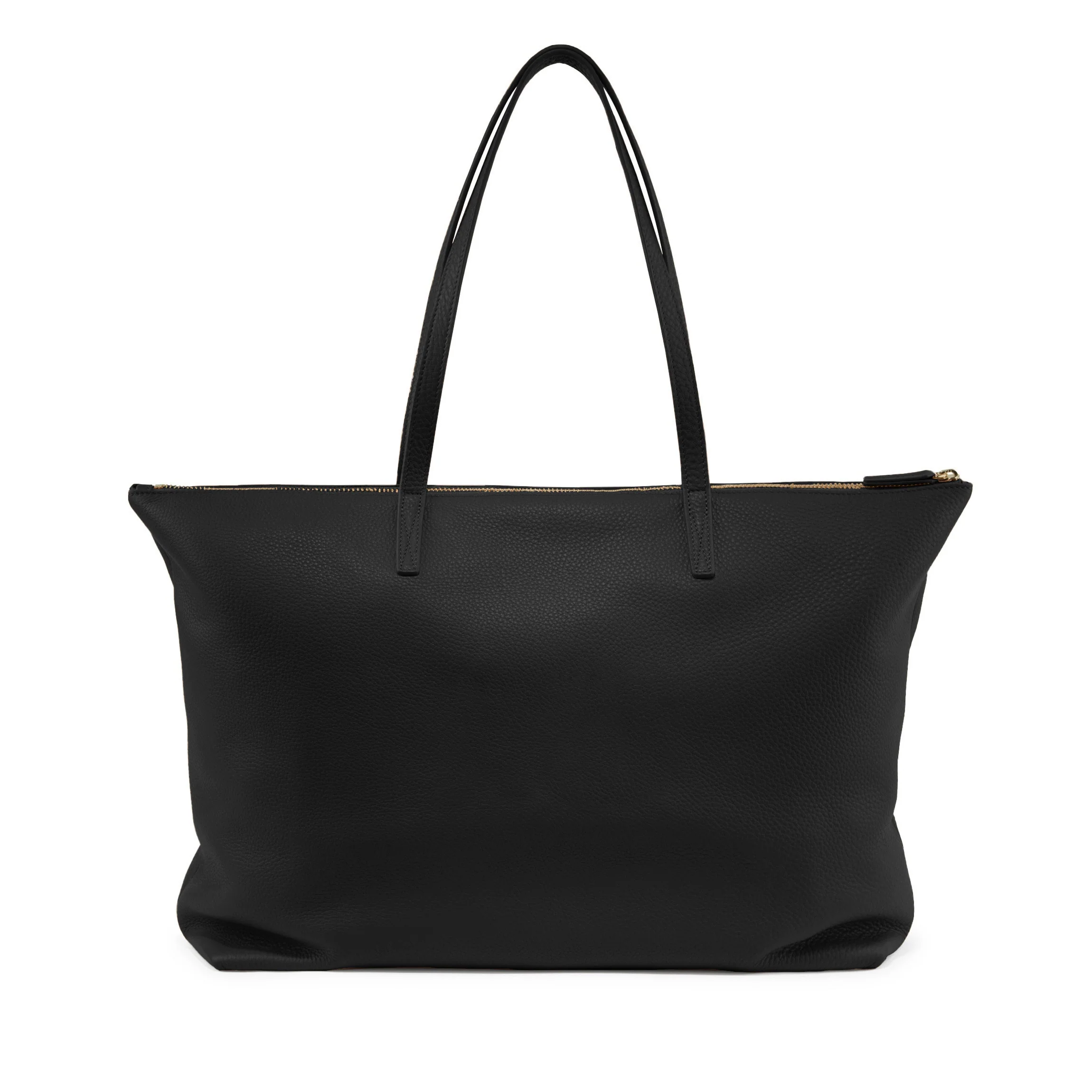 Aleena Soft Zippered Tote Black Pebble - Image 6