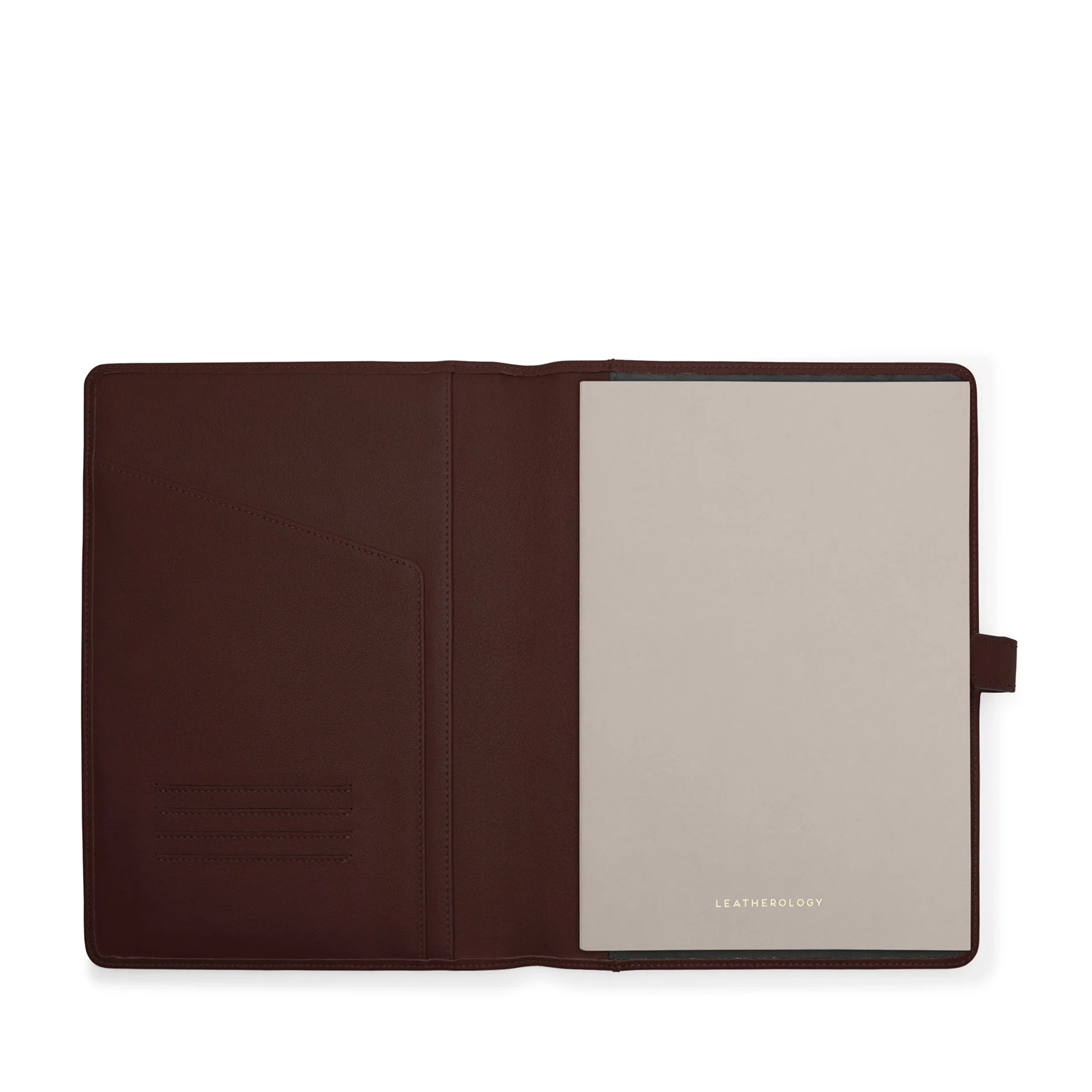 B5 Composition Snap Journal Brown