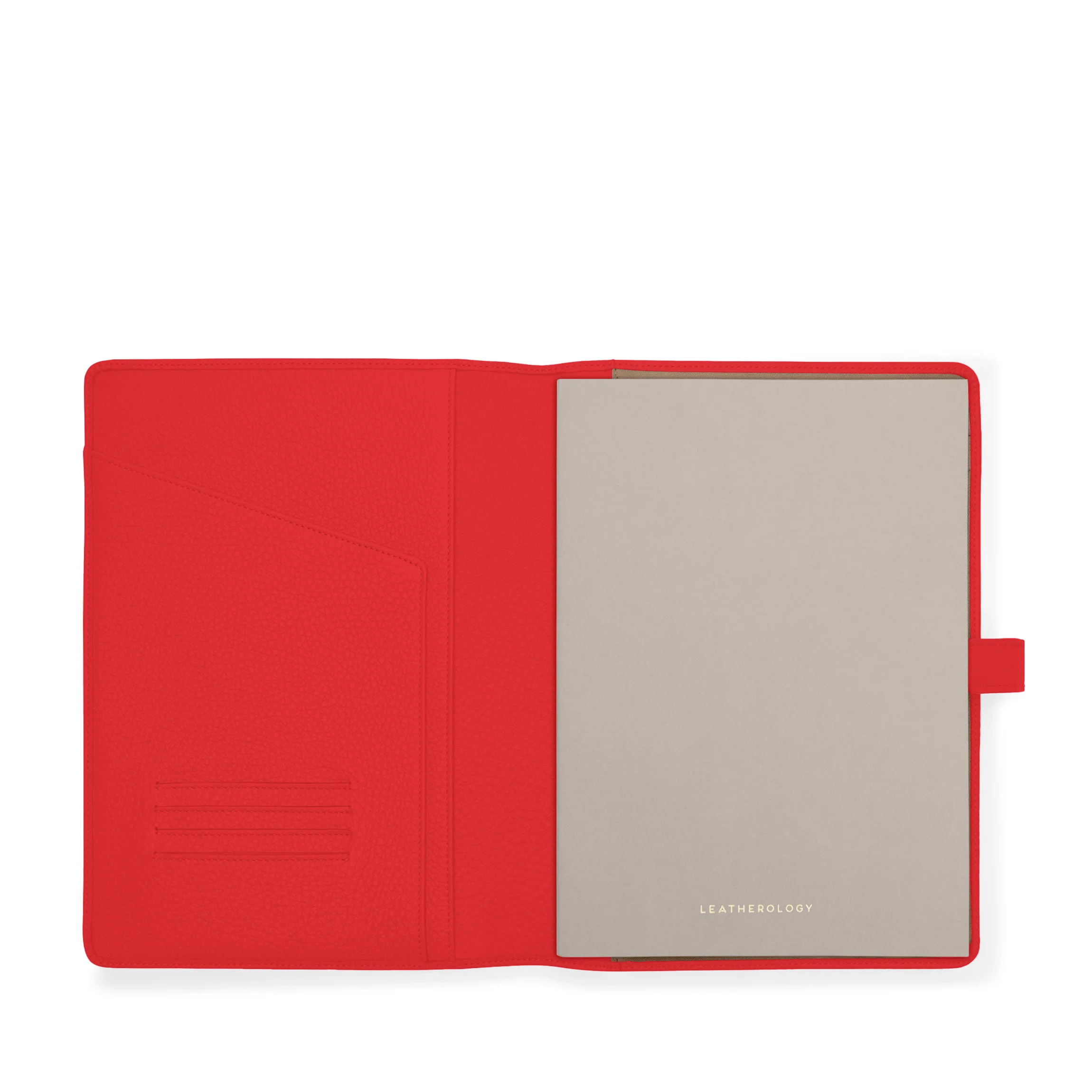 B5 Composition Snap Journal Buoy Red