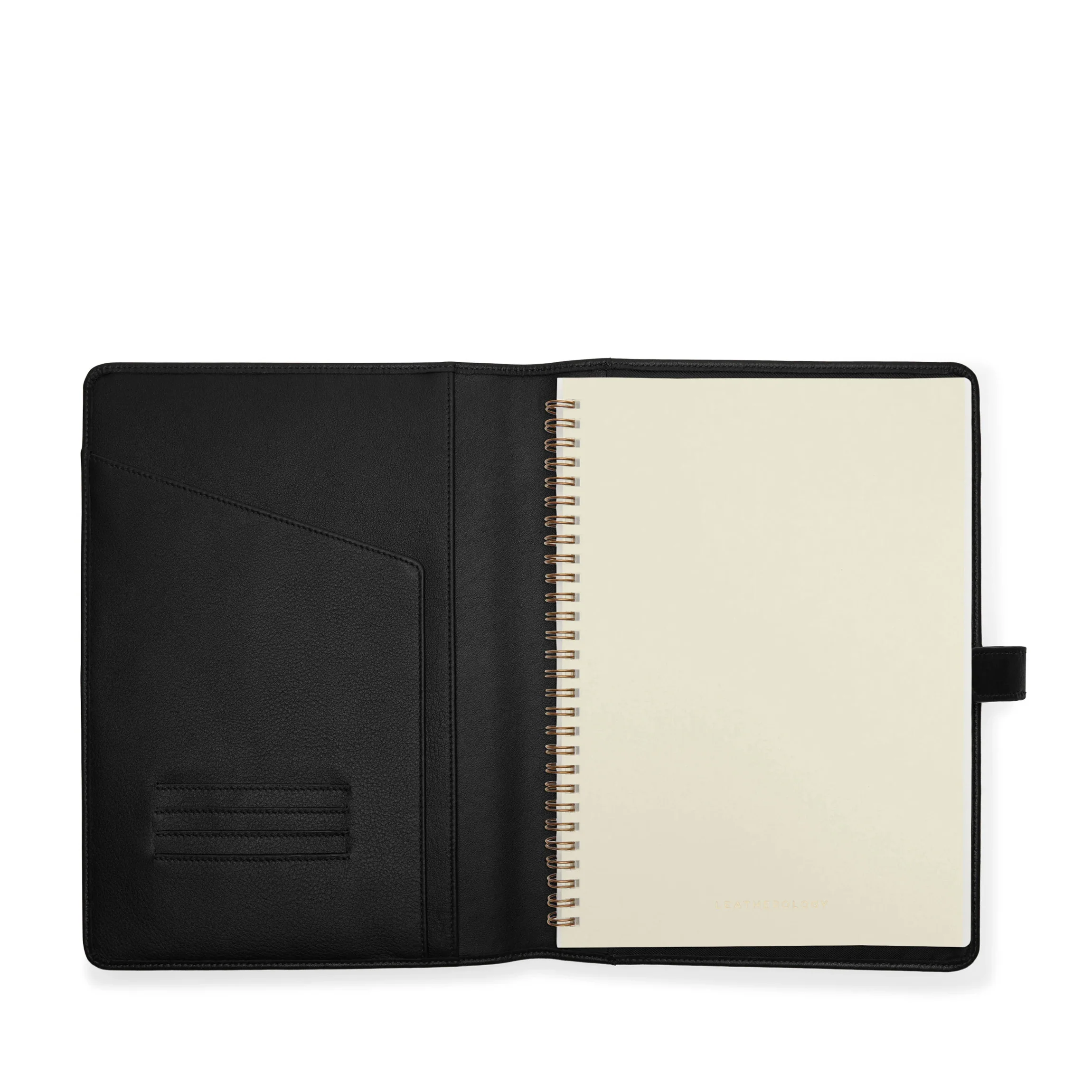 B5 Composition Snap Spiral Journal Black Onyx