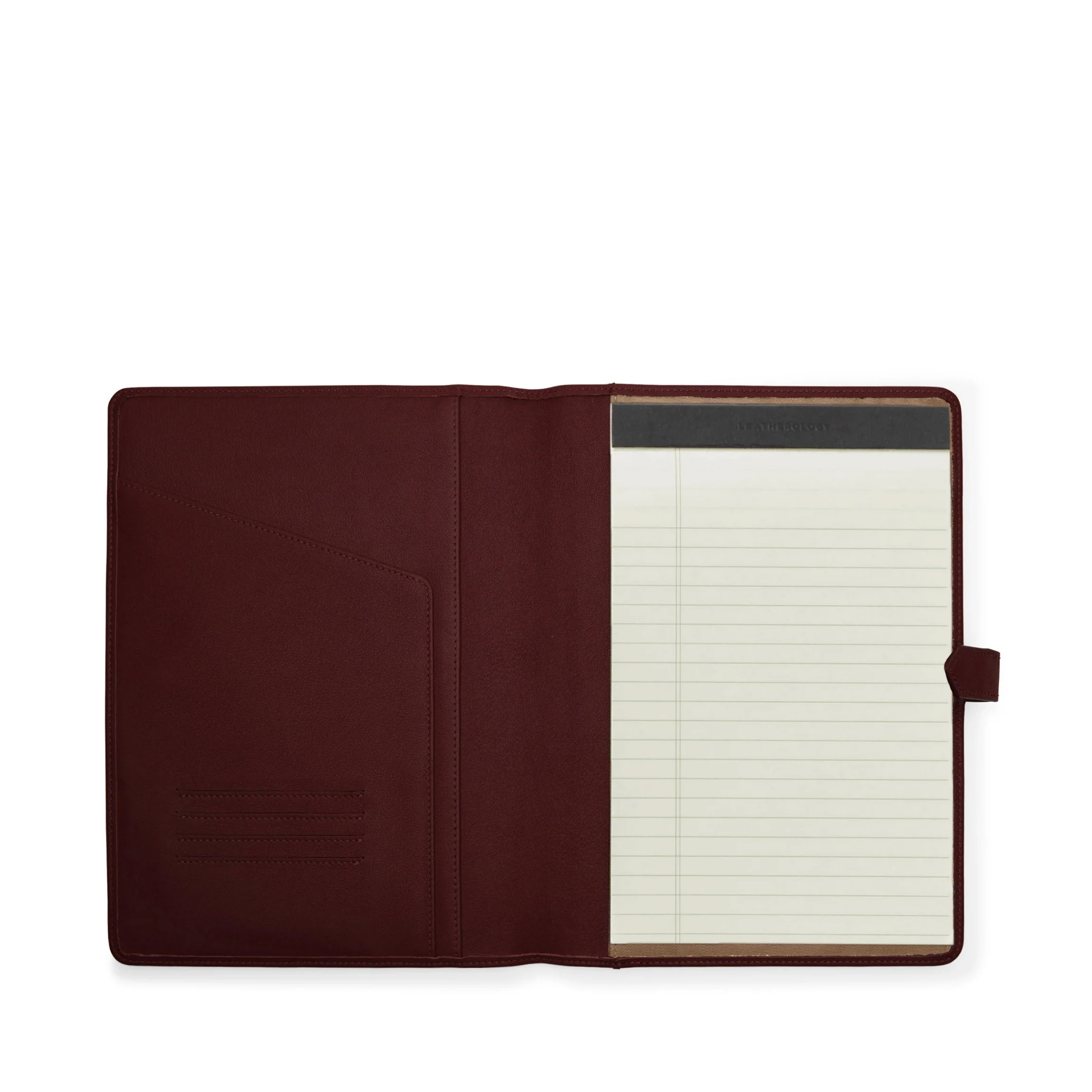 B5 Snap Padfolio Bordeaux