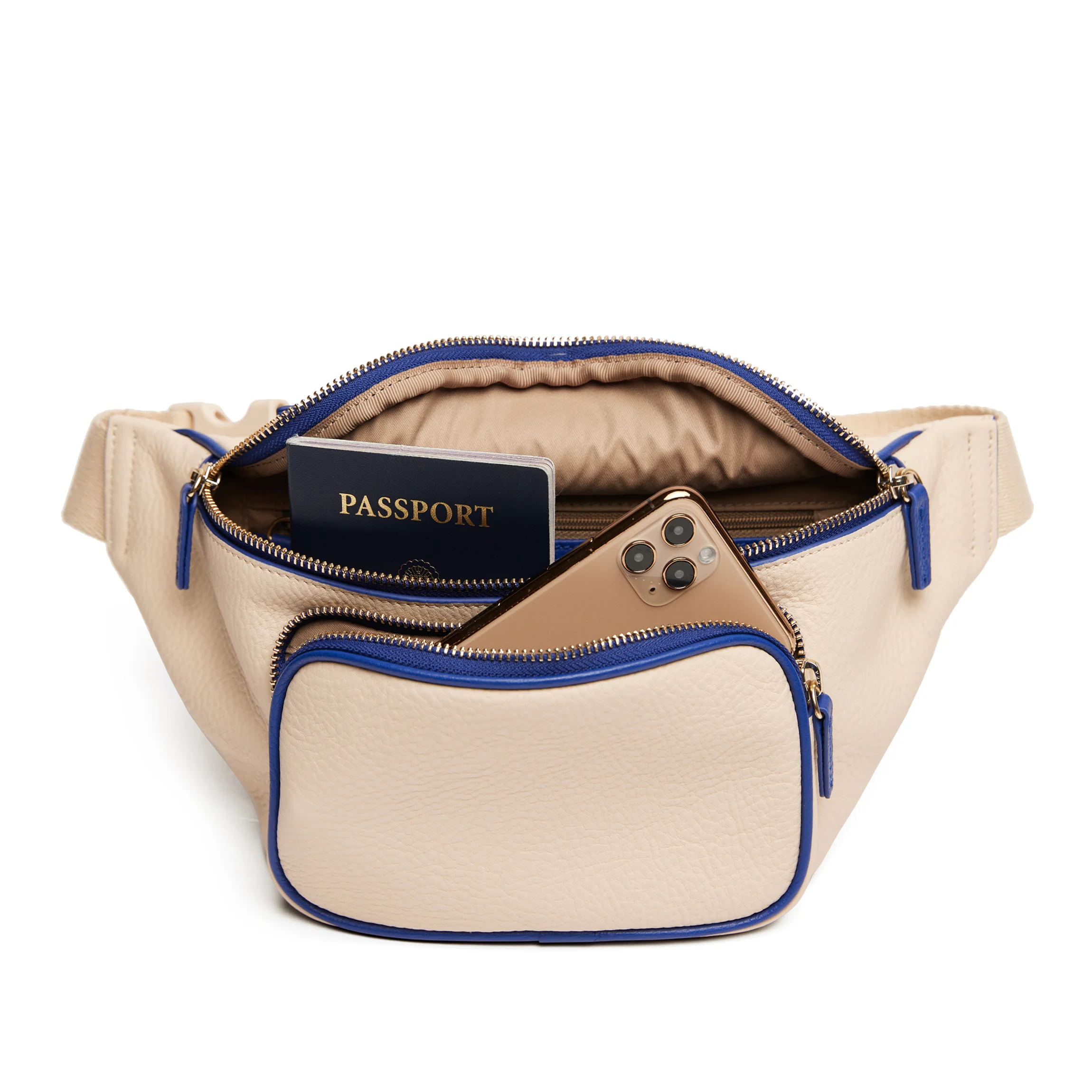 Blake Belt Bag Sand/Regatta Blue - Image 2
