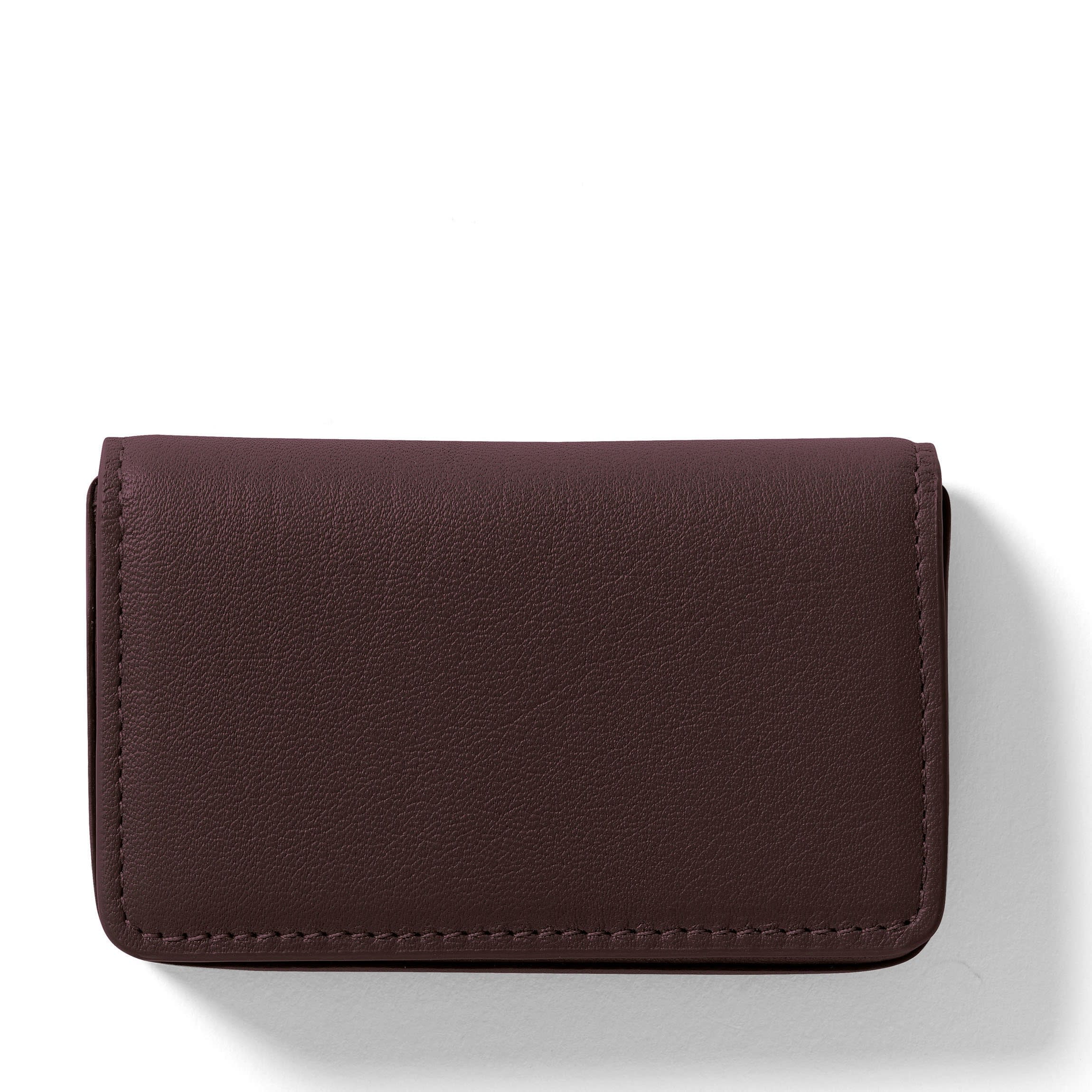 Business Card Case Brown
