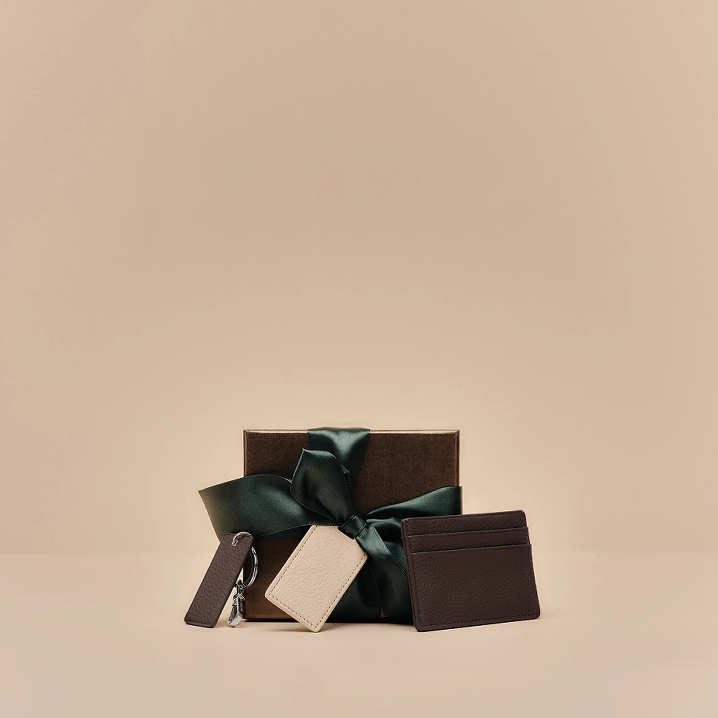 Card + Key Gift Set Brown