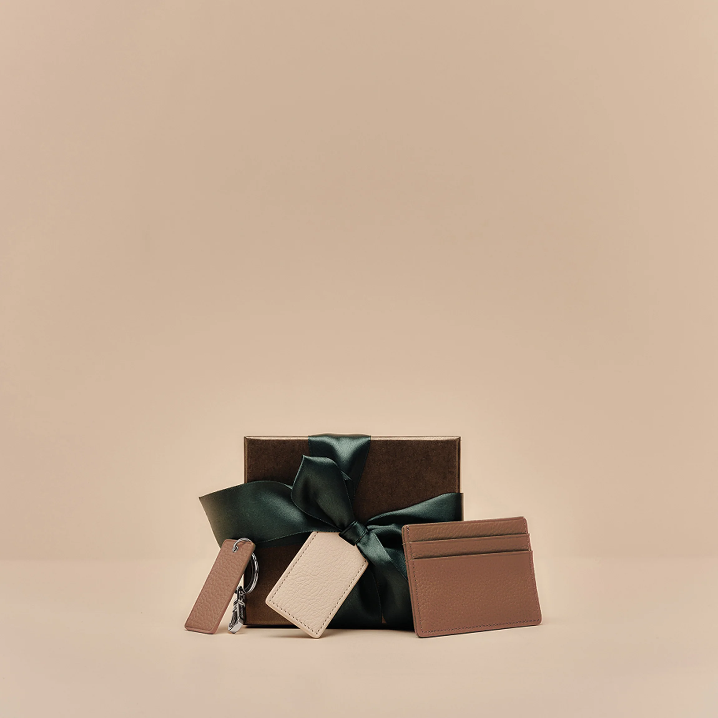 Card + Key Gift Set Cognac