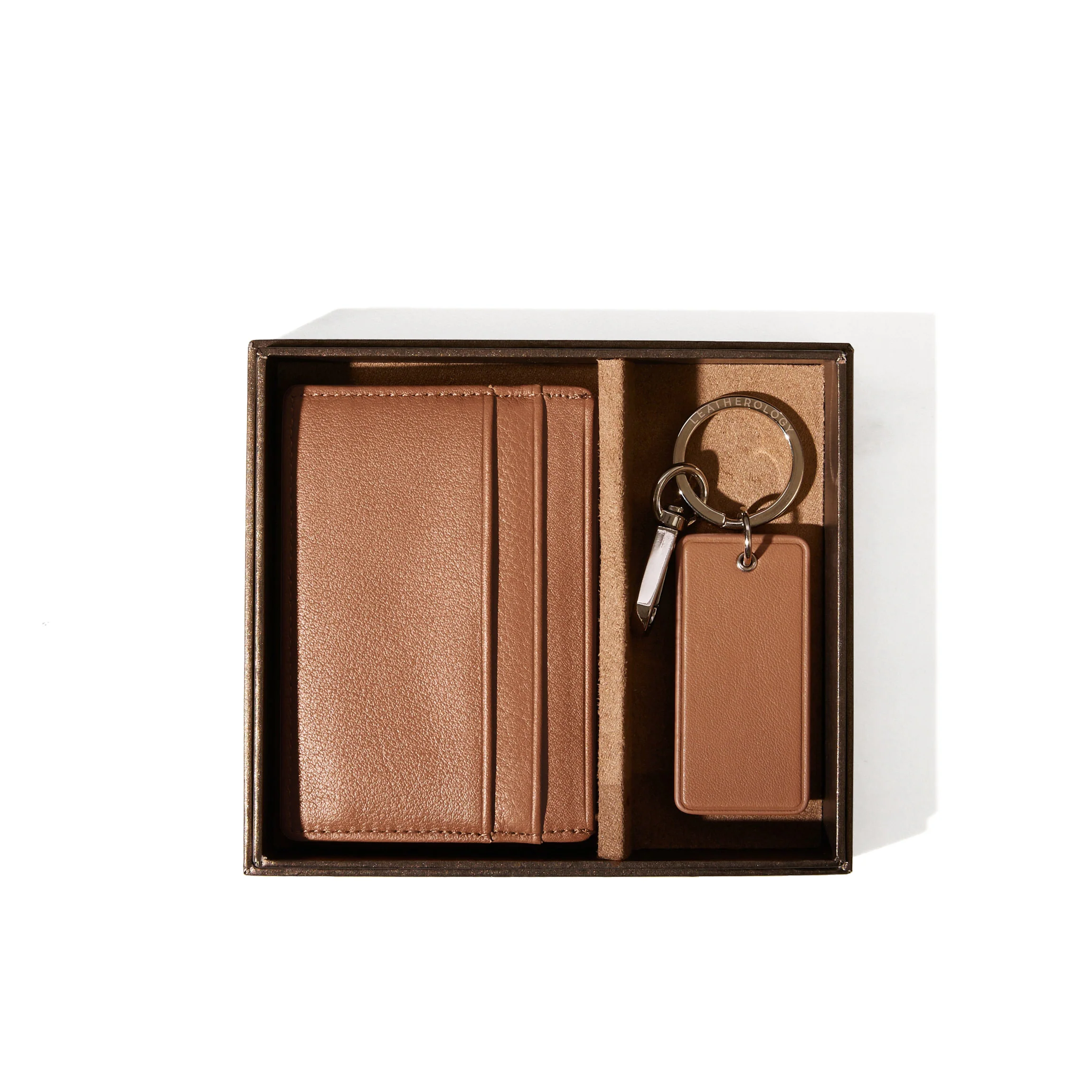 Card + Key Gift Set Cognac - Image 2