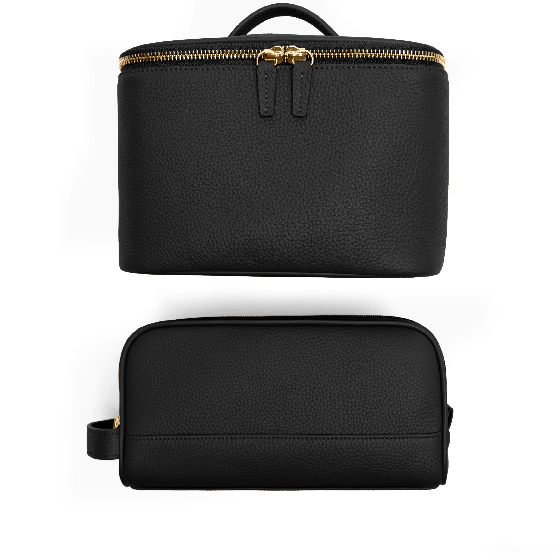 Couple's Toiletry Bag Gift Set Black Pebble - Image 2