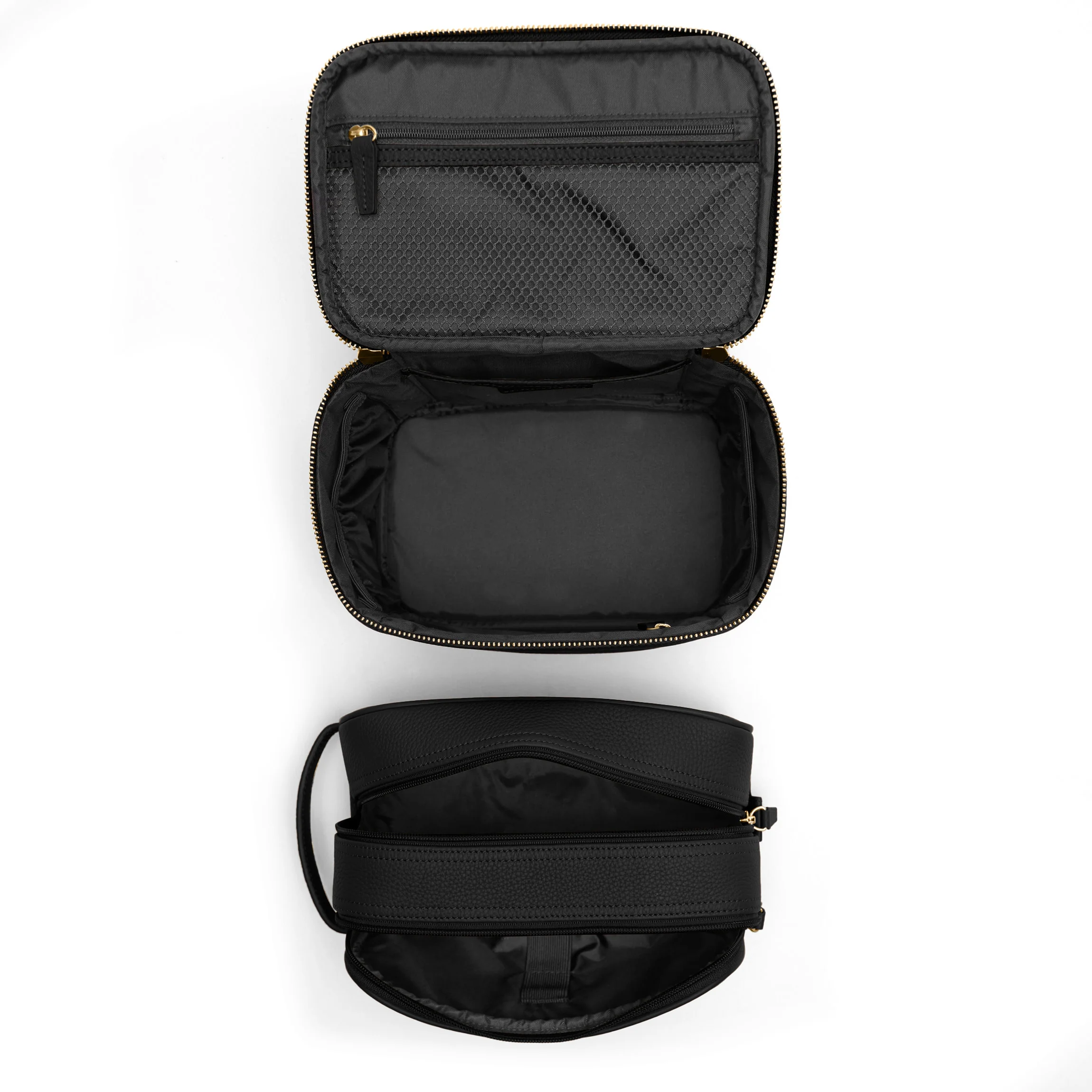 Couple's Toiletry Bag Gift Set Black Pebble - Image 4
