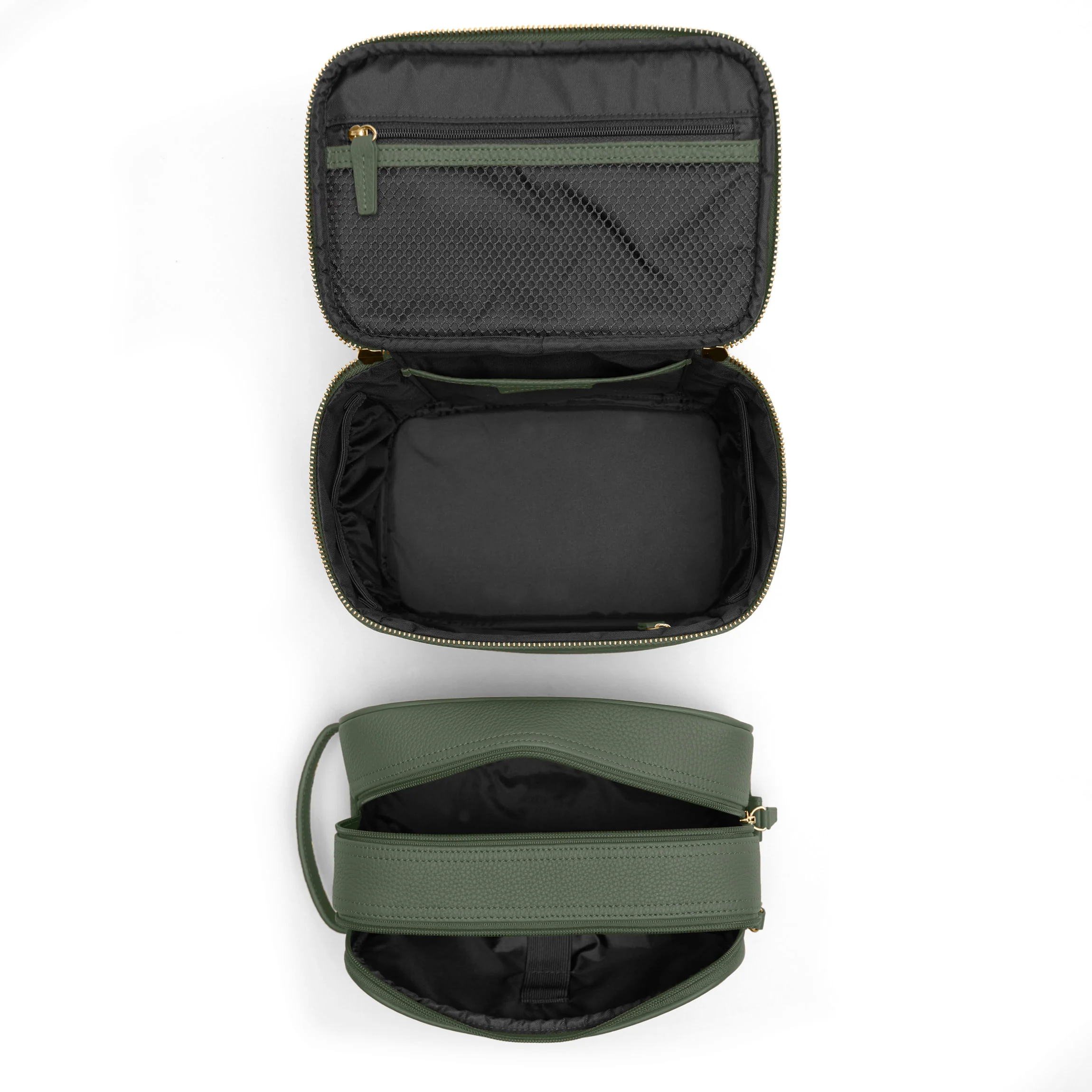 Couple's Toiletry Bag Gift Set Moss - Image 4