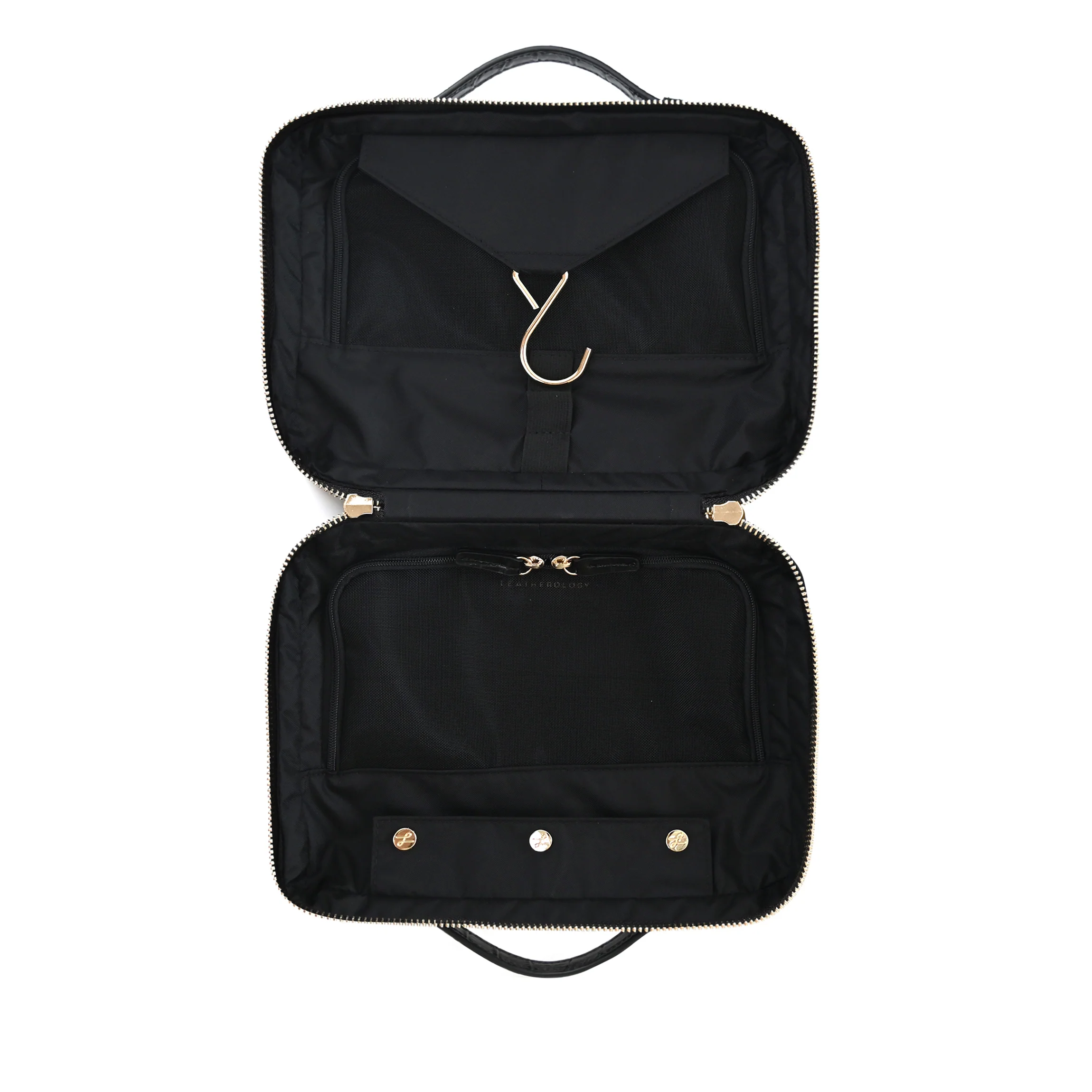 Daily Hanging Travel Case Black Croc - Image 3