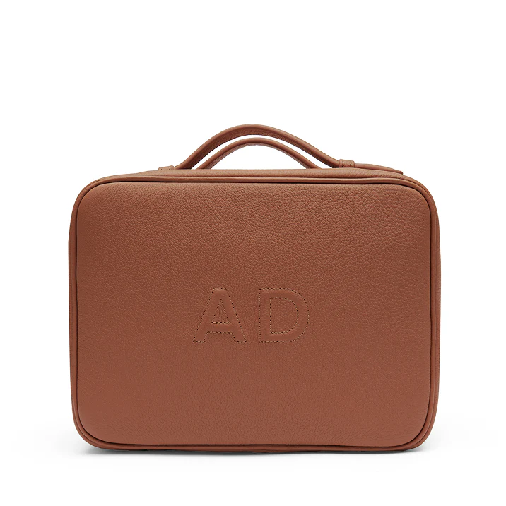 Daily Hanging Travel Case Saddle Brown