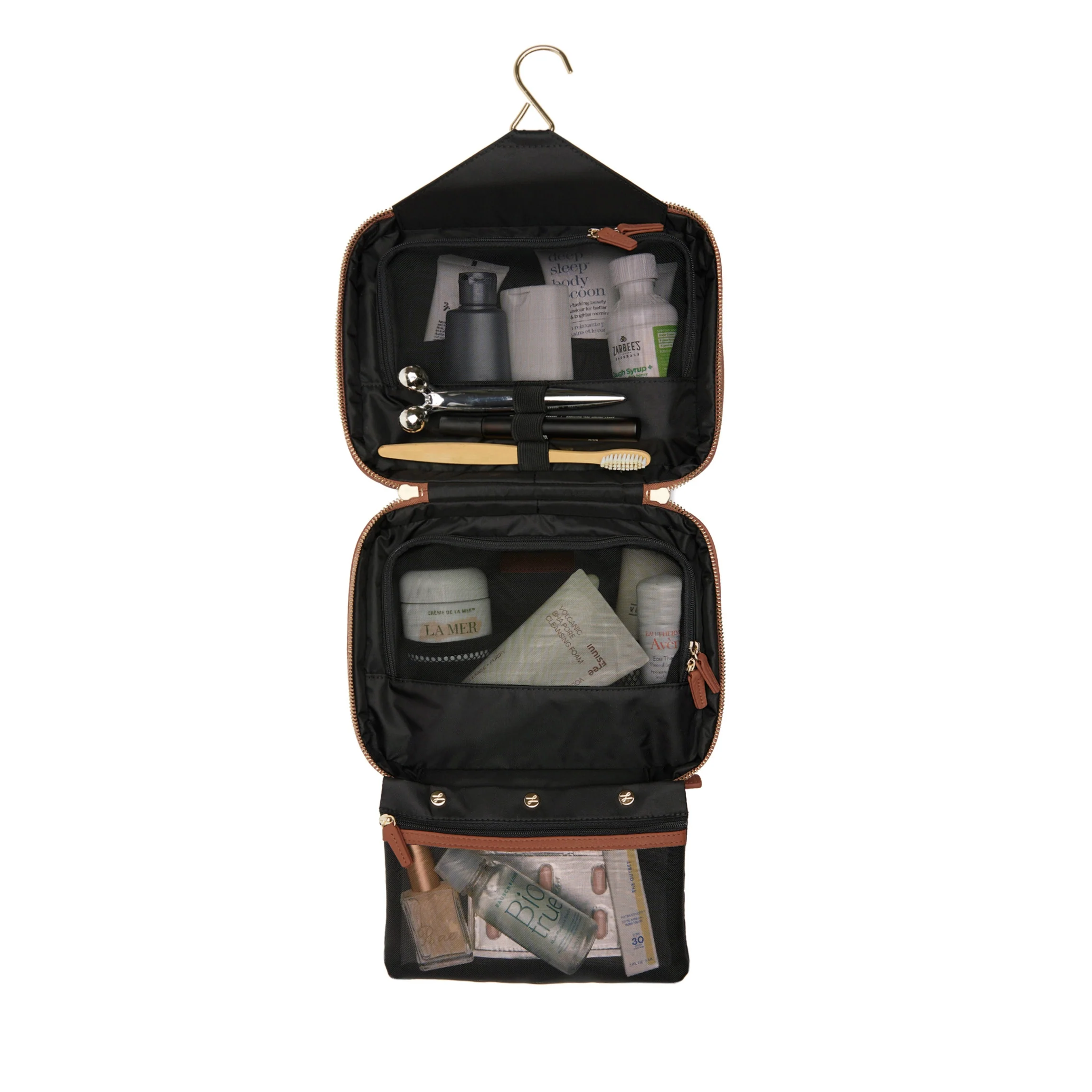 Daily Hanging Travel Case Saddle Brown - Image 2