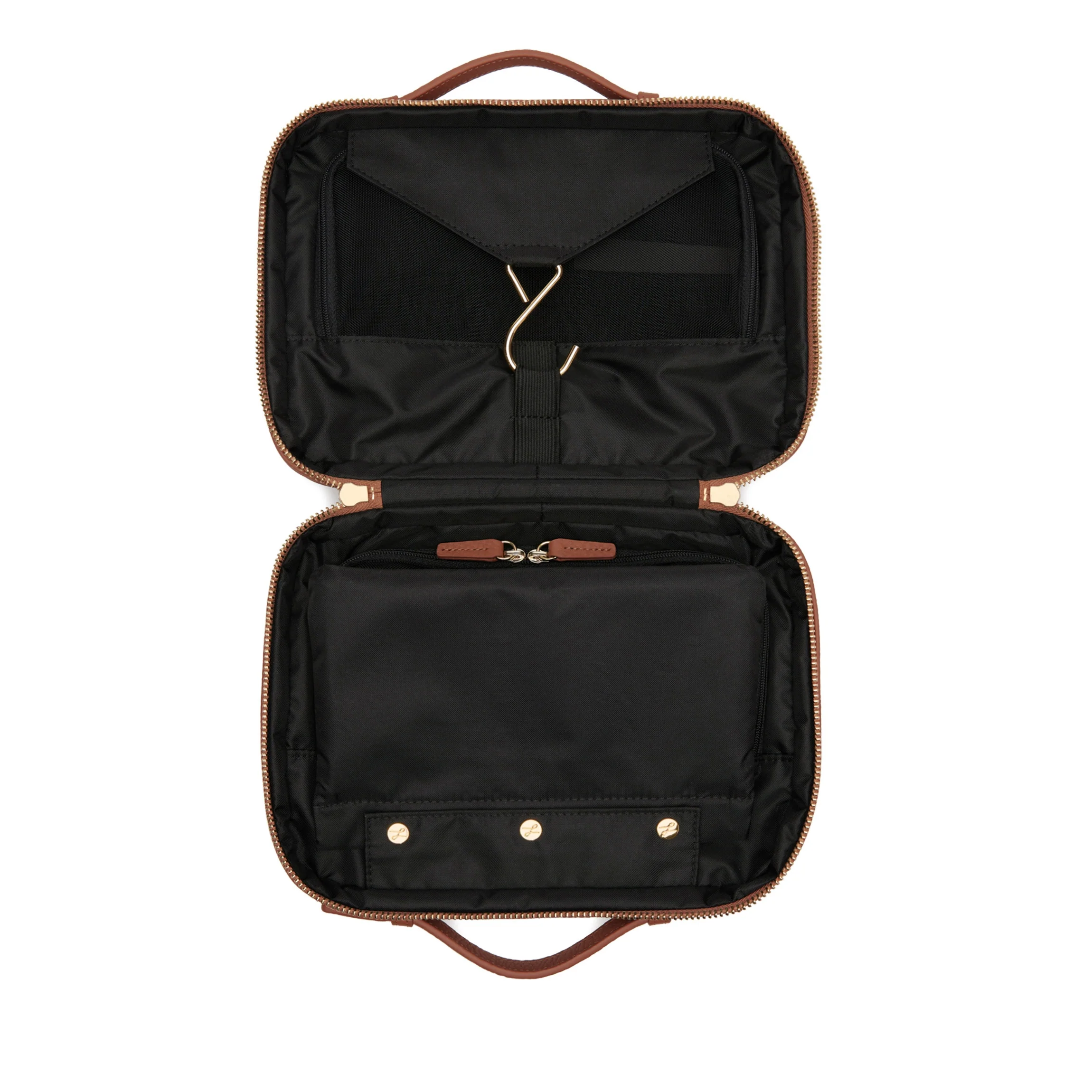 Daily Hanging Travel Case Saddle Brown - Image 3
