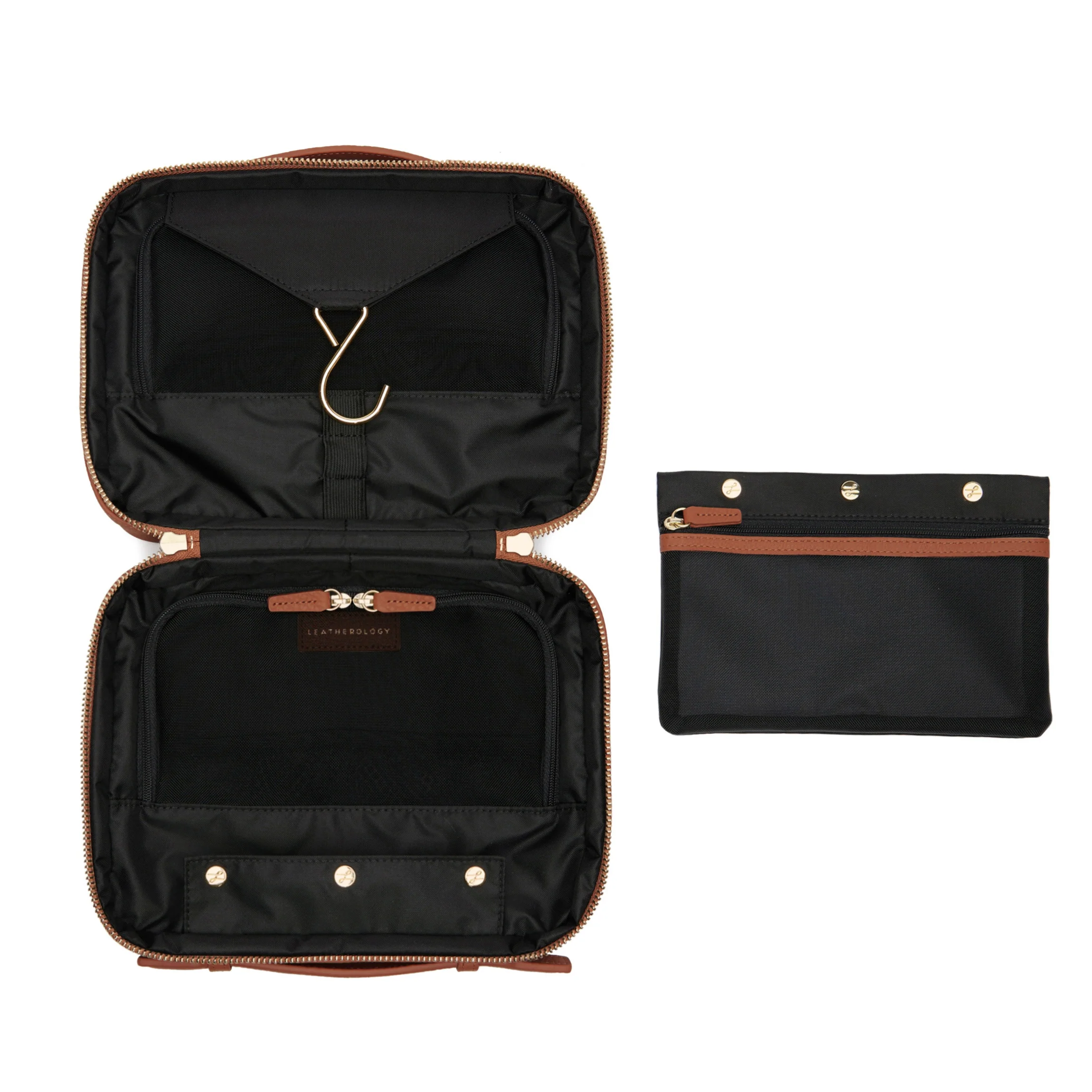 Daily Hanging Travel Case Saddle Brown - Image 4