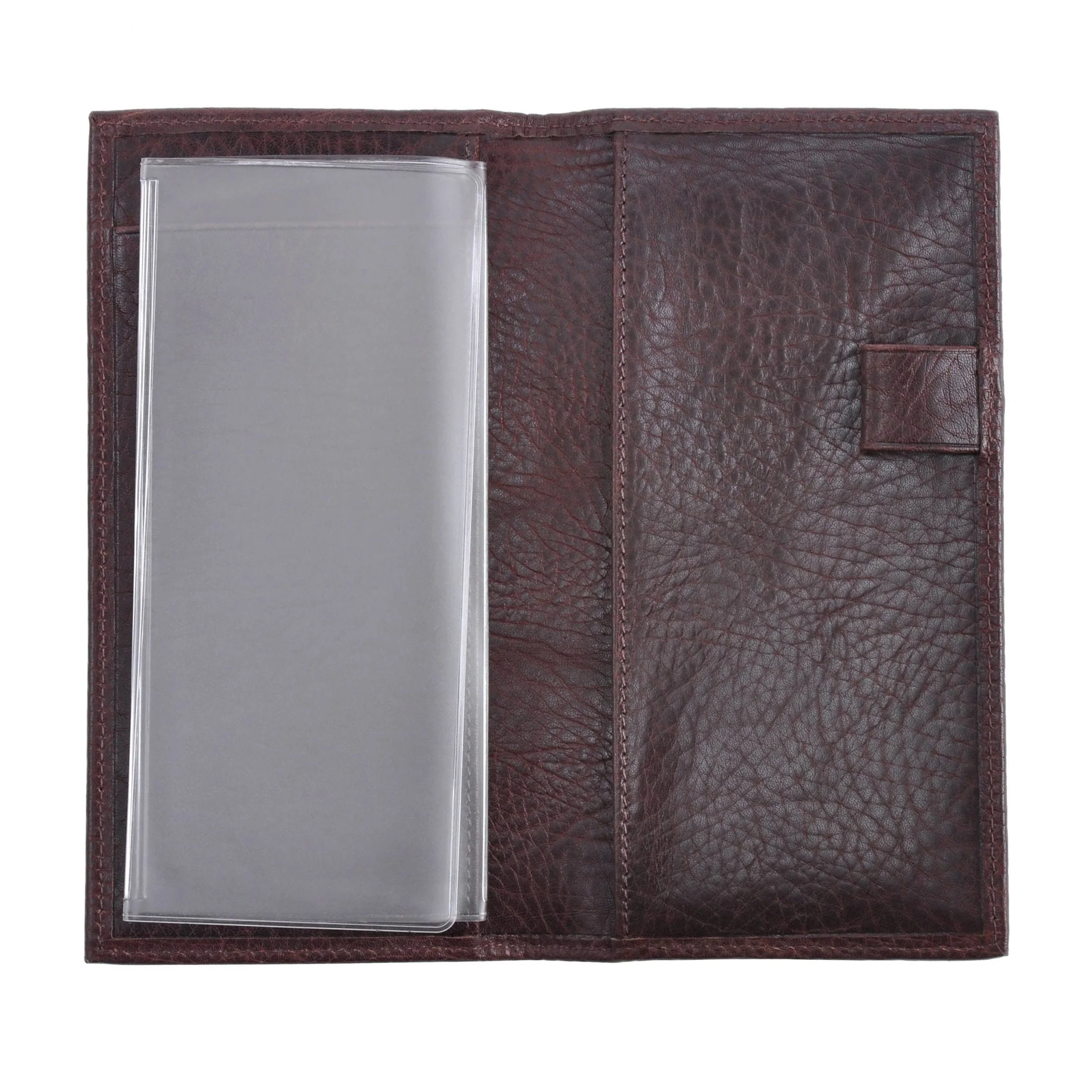 Deluxe Checkbook Cover with Divider Espresso - Image 3