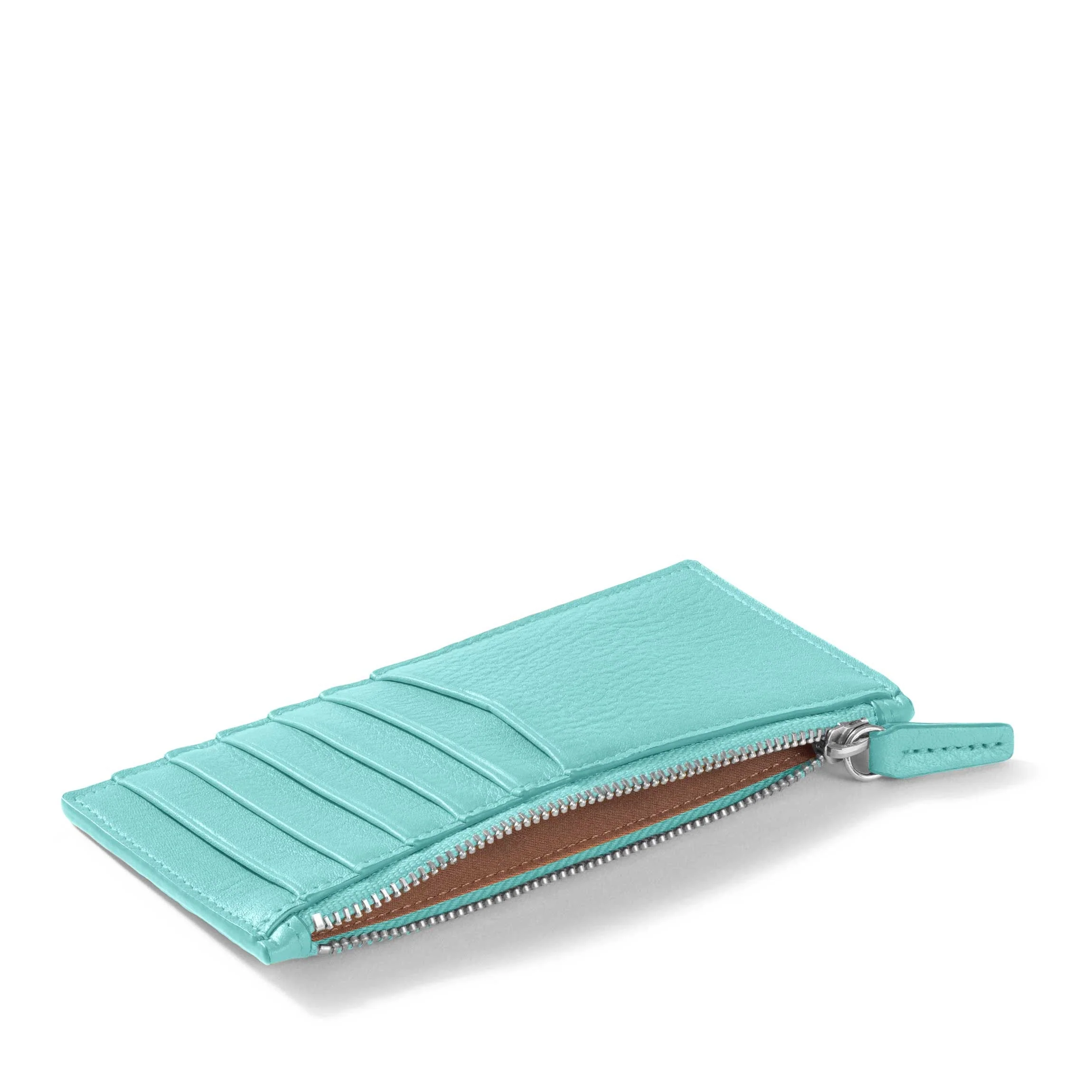 Devon Slim Zip Card Case Celeste - Image 2