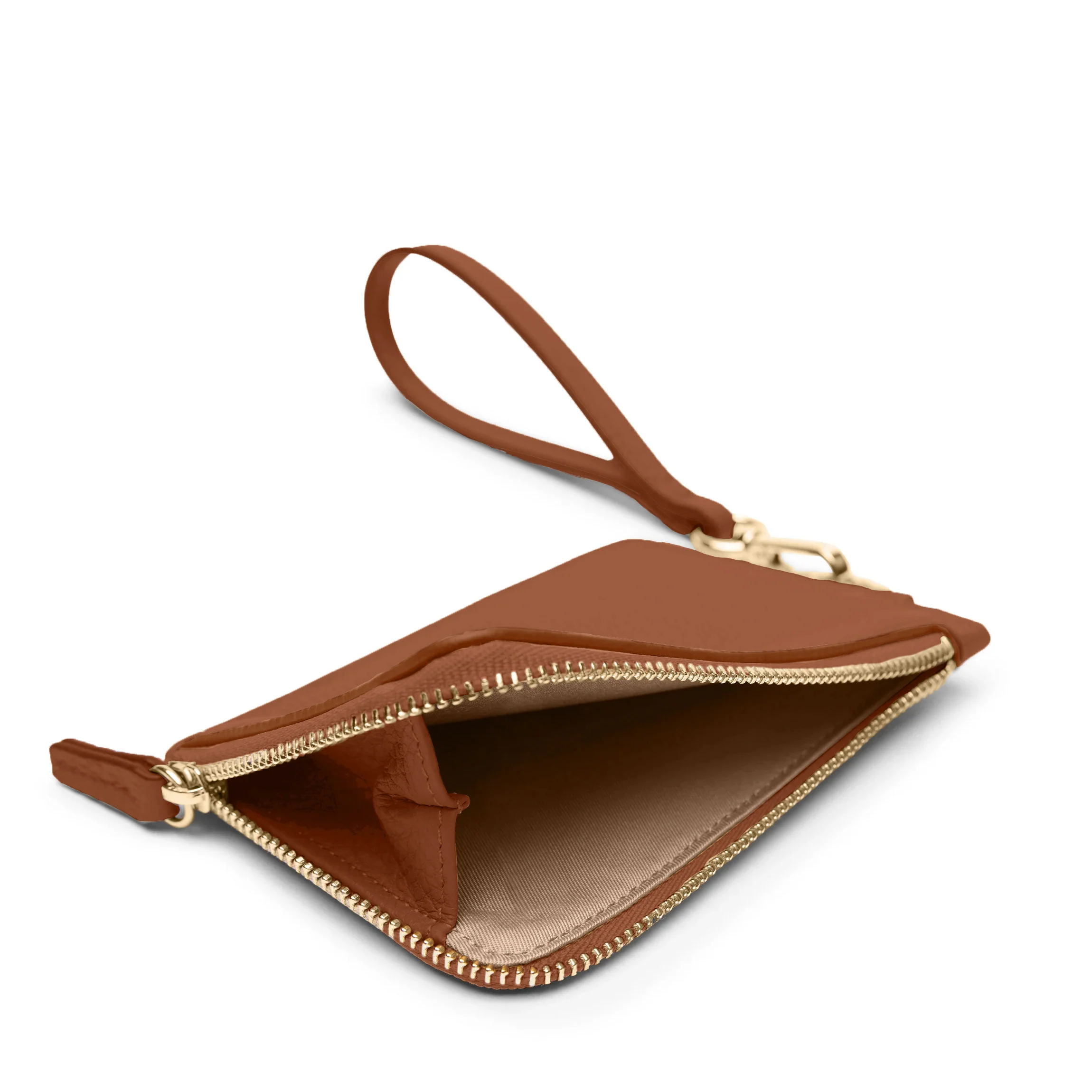Devon Wristlet Saddle Brown - Image 4