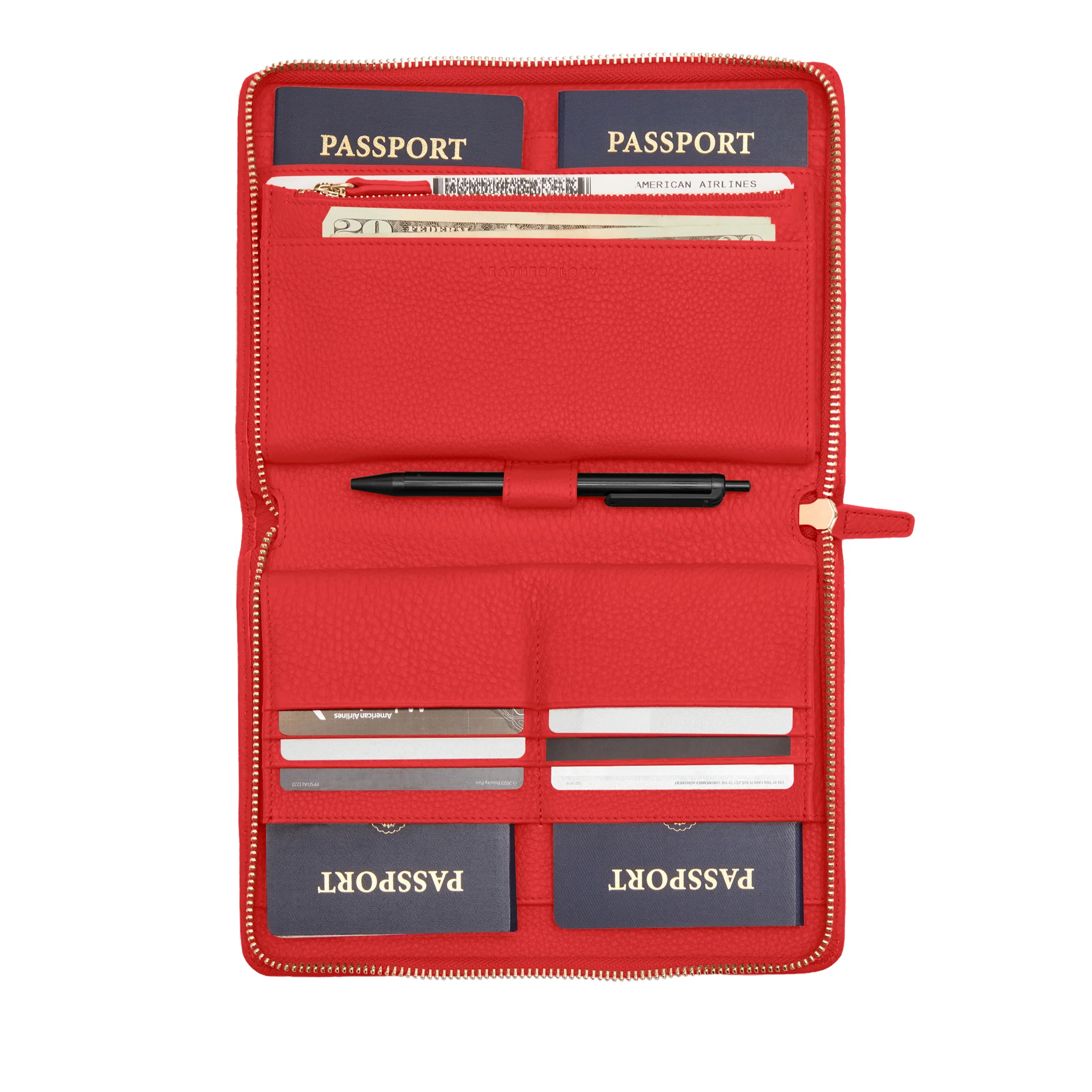 Family Passport Holder Buoy Red - Image 2