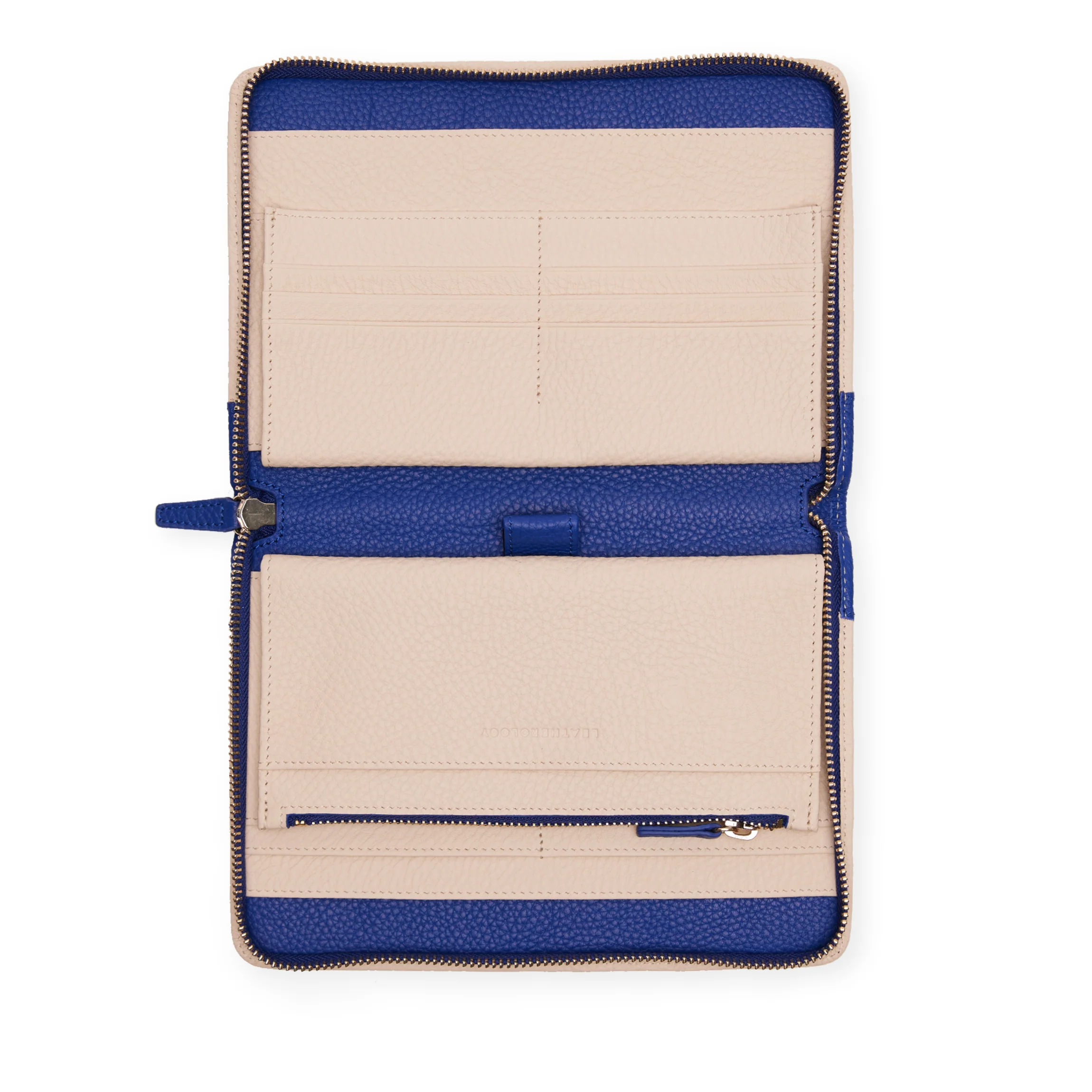 Family Passport Holder Sand/Regatta Blue - Image 3