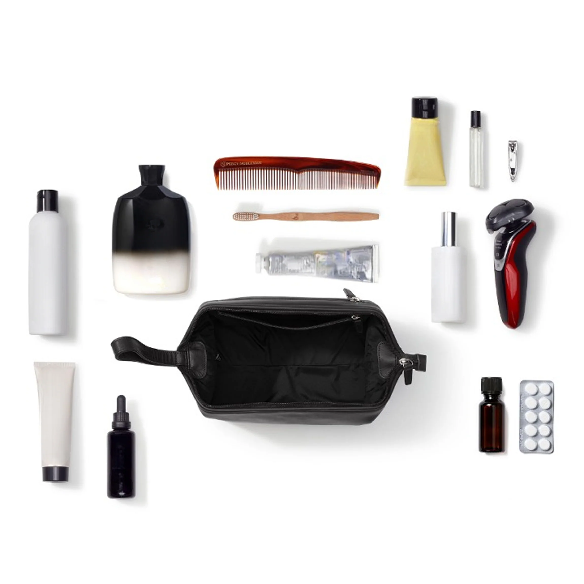 Framed Toiletry Bag Espresso - Image 4