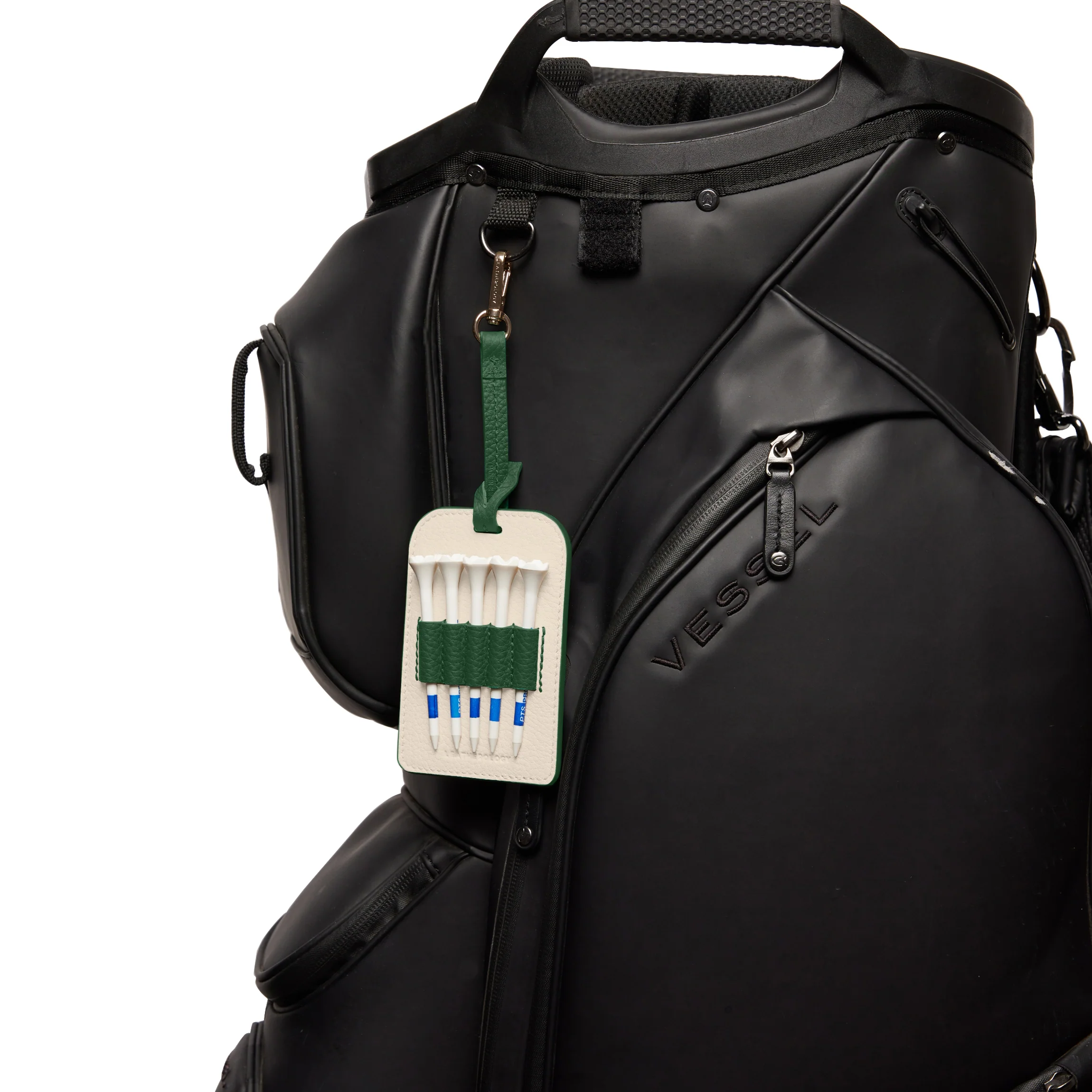 Golf Bag Tee Holder Sand/Fairway Green - Image 4