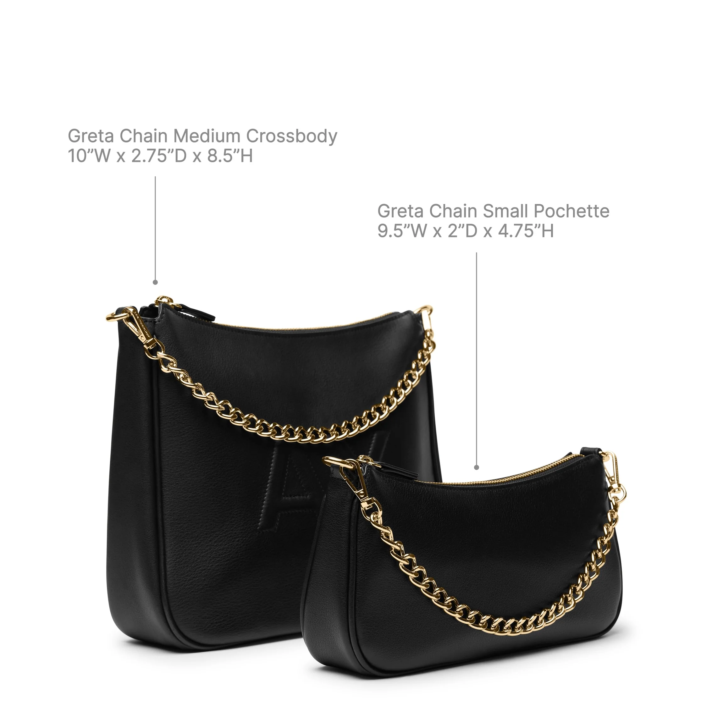 Greta Chain Small Pochette Black Onyx - Image 8