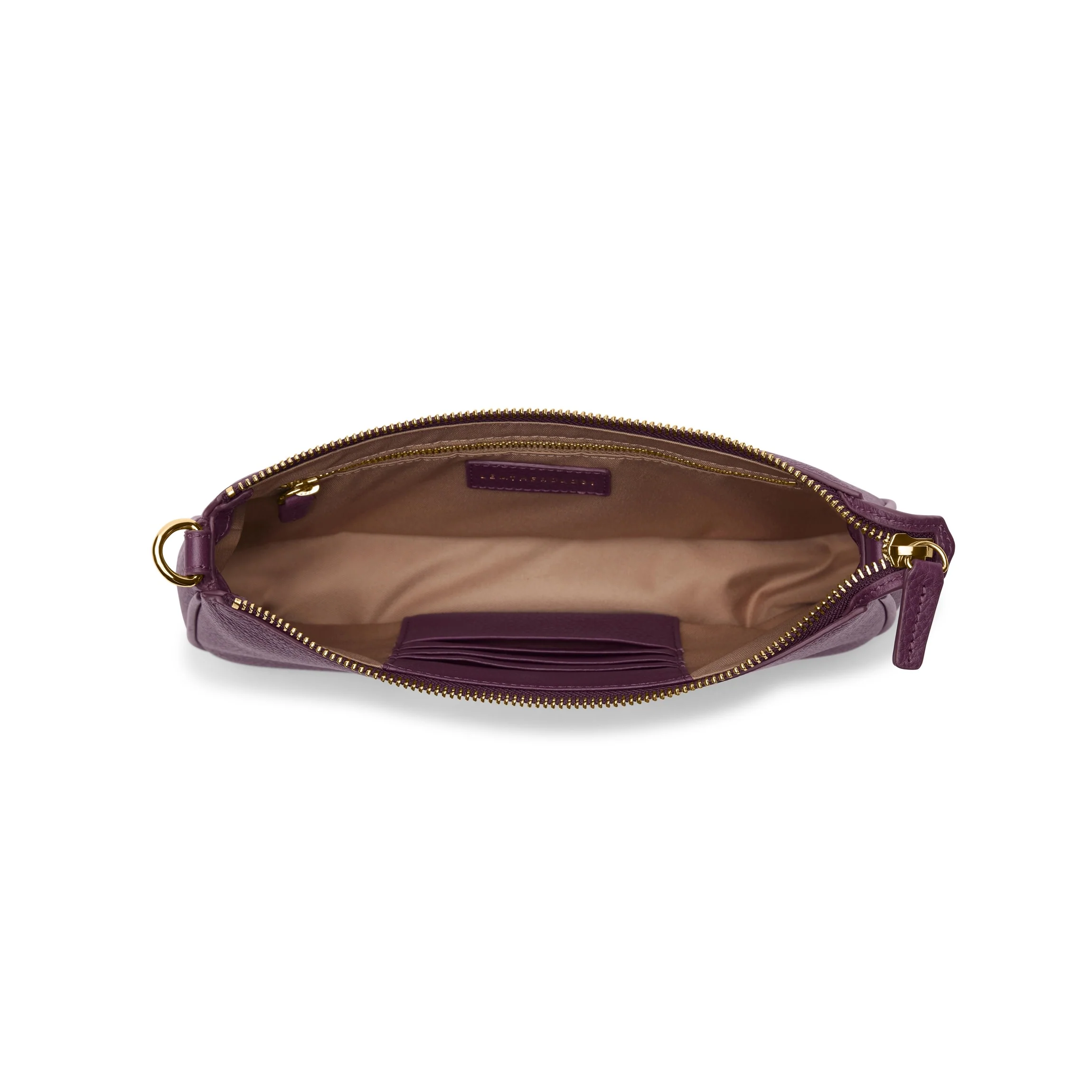 Greta Chain Small Pochette Deep Plum - Image 5