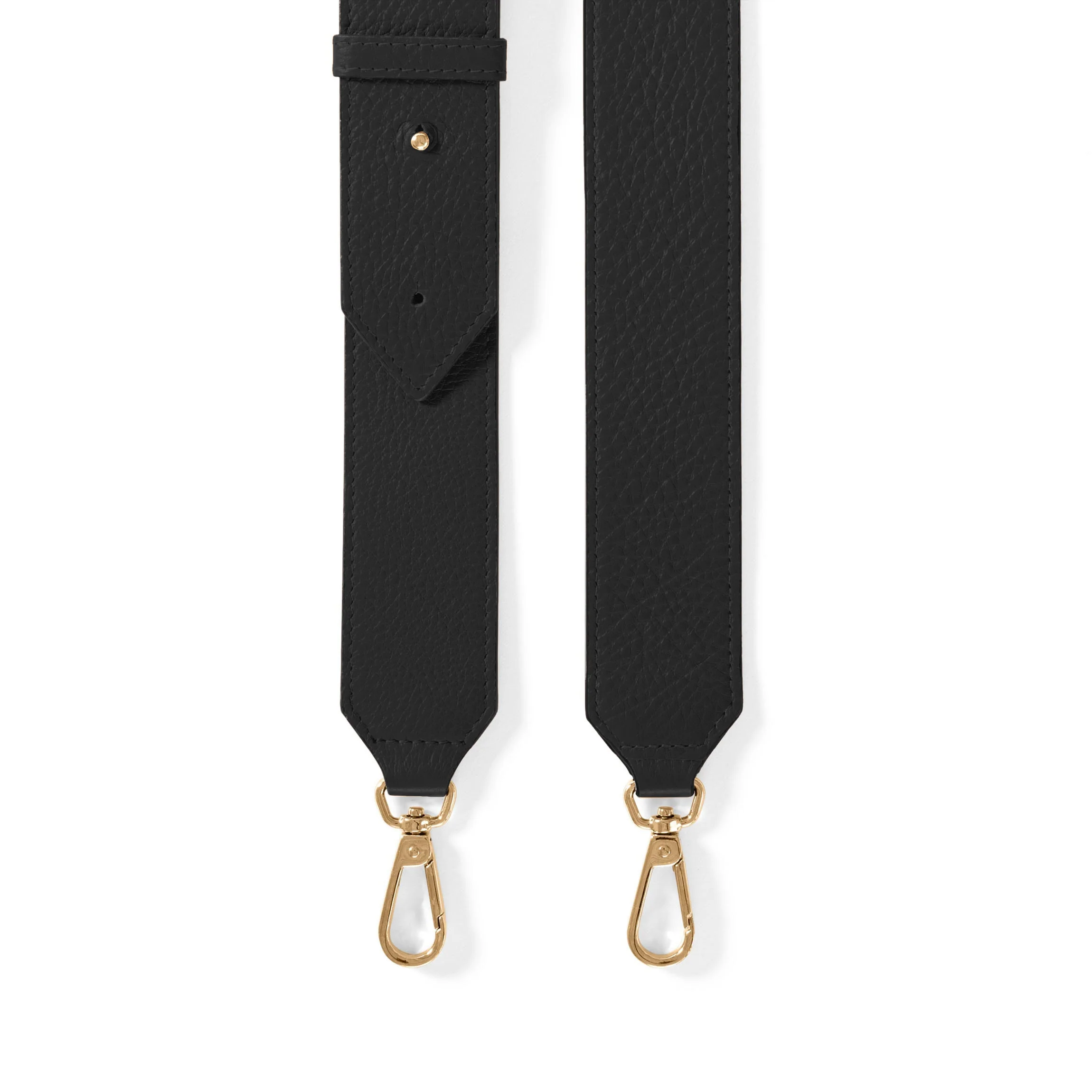 Guitar Long Crossbody Strap Black Pebble - Image 2