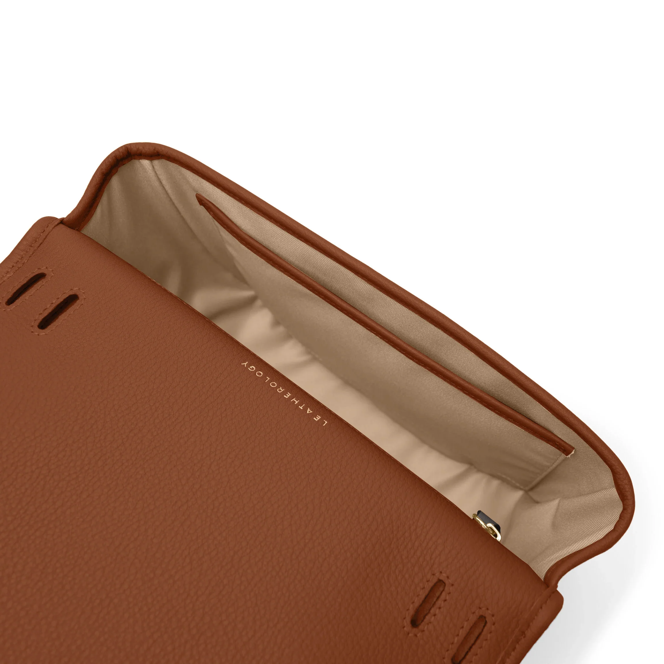 Katy Medium Saddle Bag Saddle Brown - Image 10