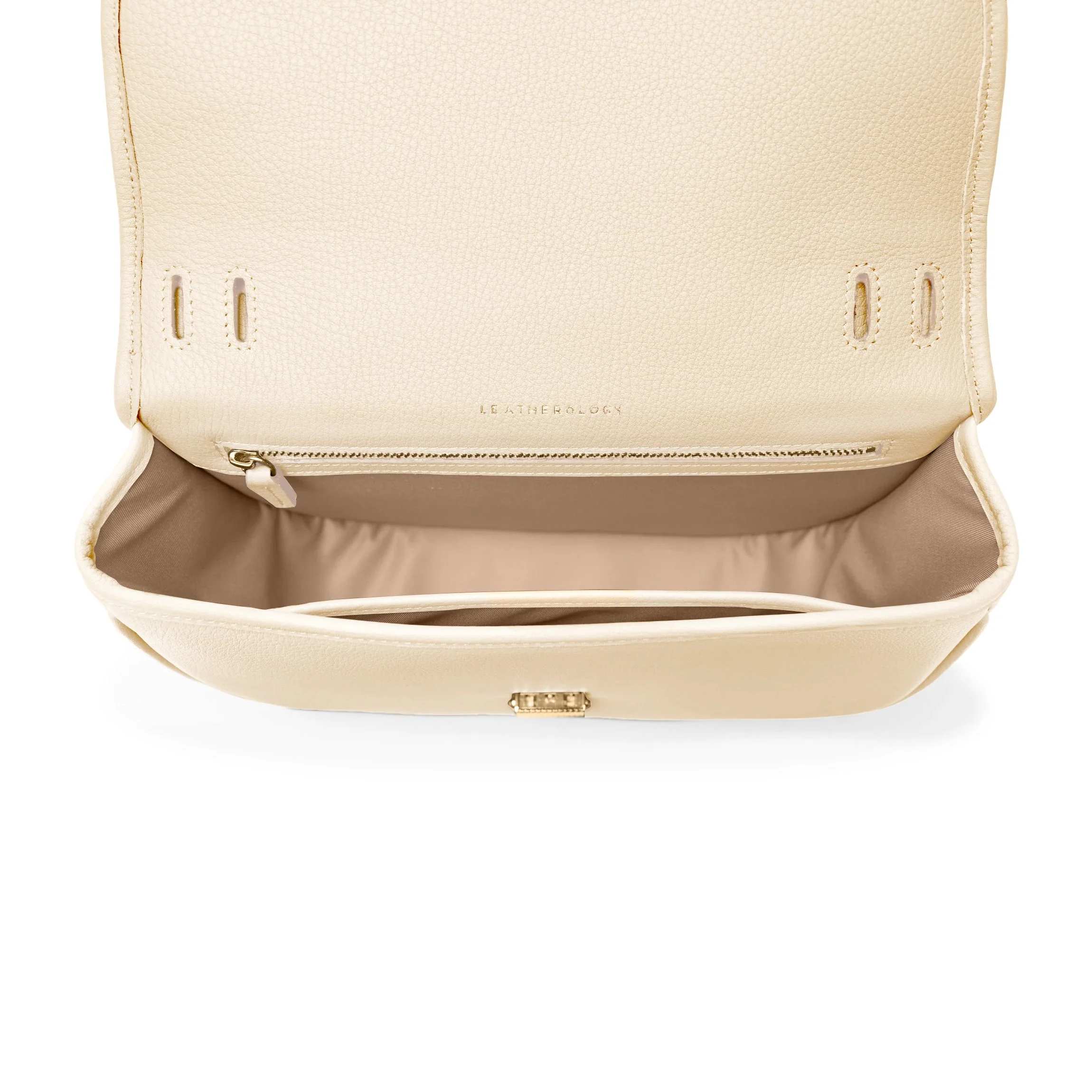 Katy Medium Saddle Bag Sand - Image 5