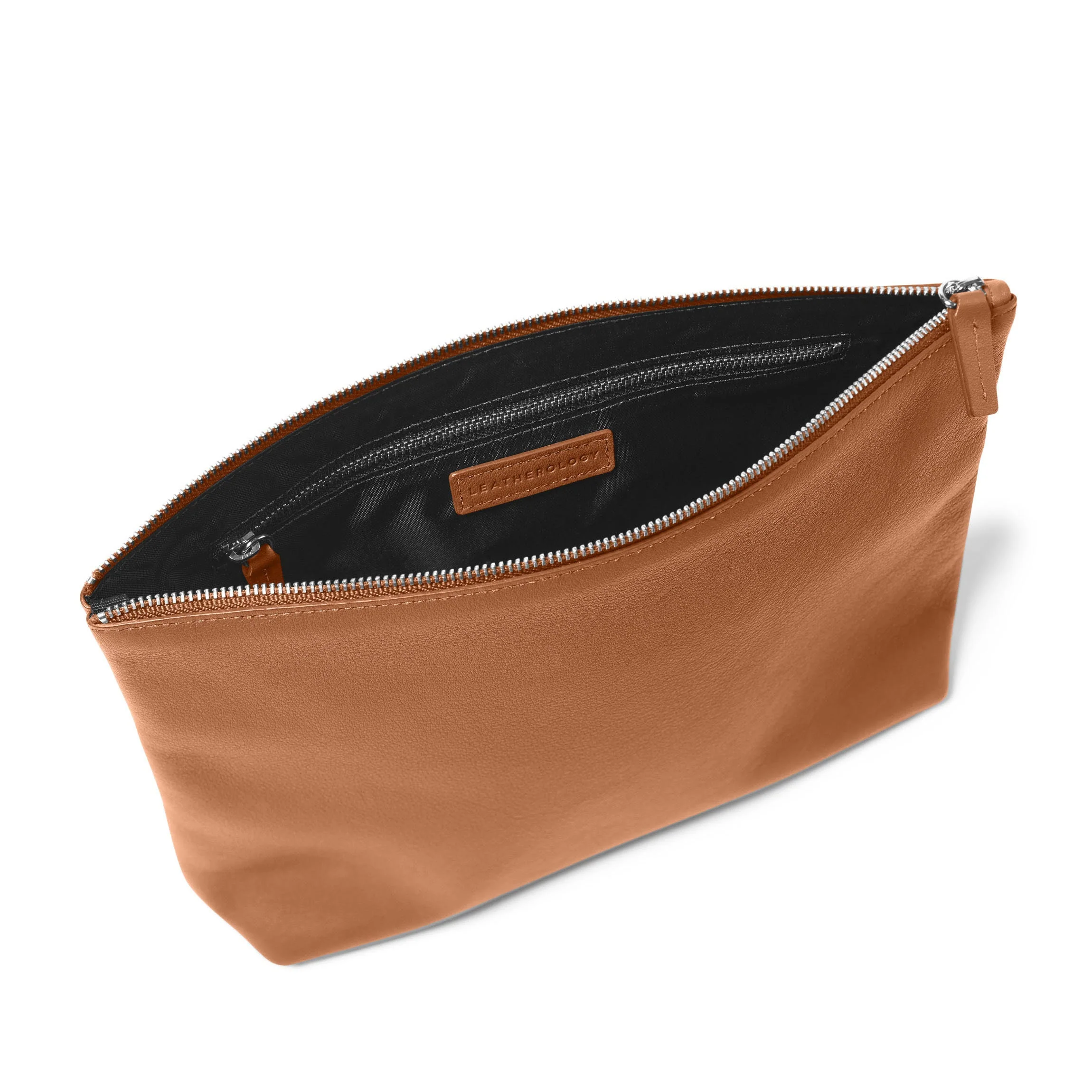 Large Accessories Pouch Cognac - Image 2