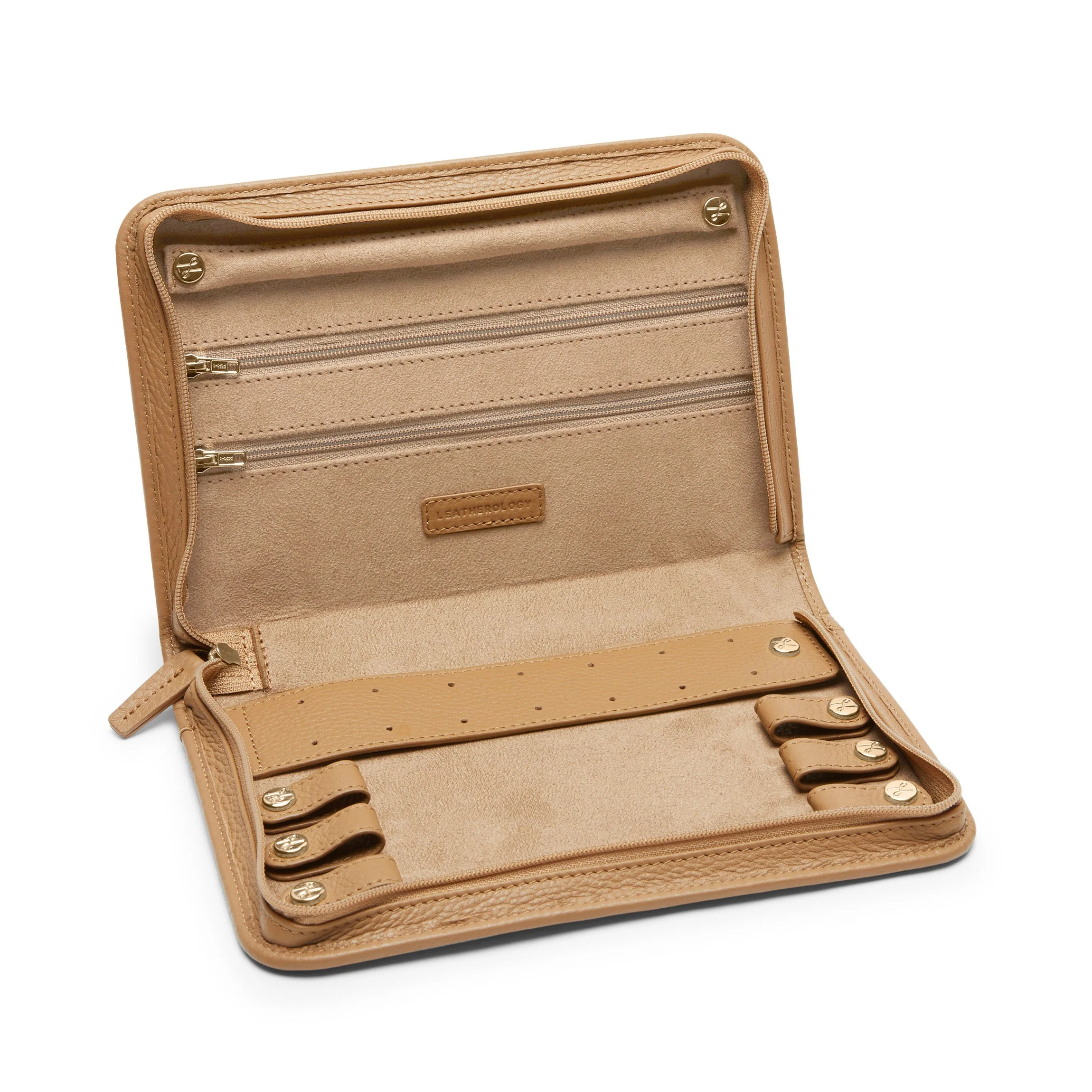 Large Jewelry Case Camel