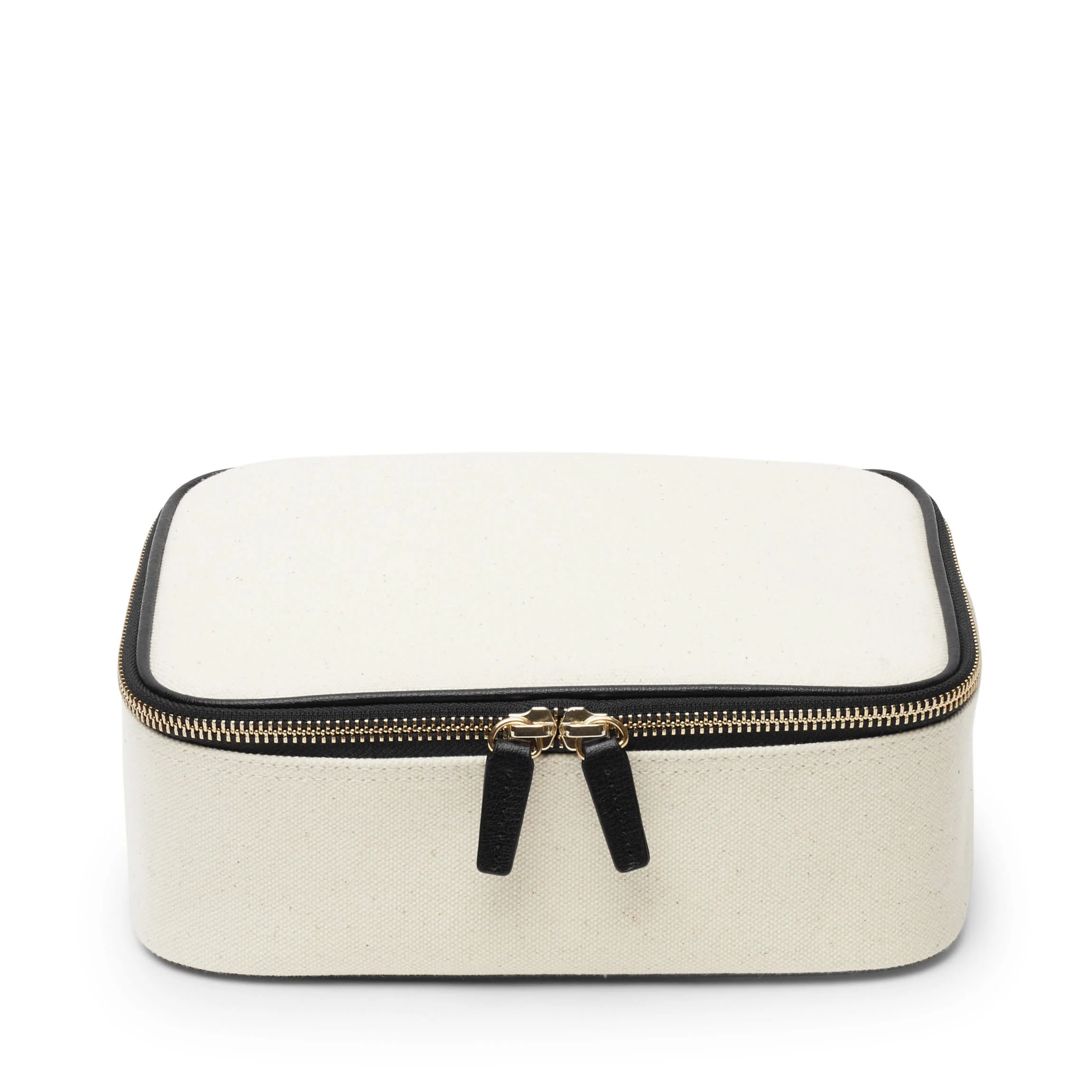 Large Travel Organizer in Canvas Natural Canvas/Black - Image 5
