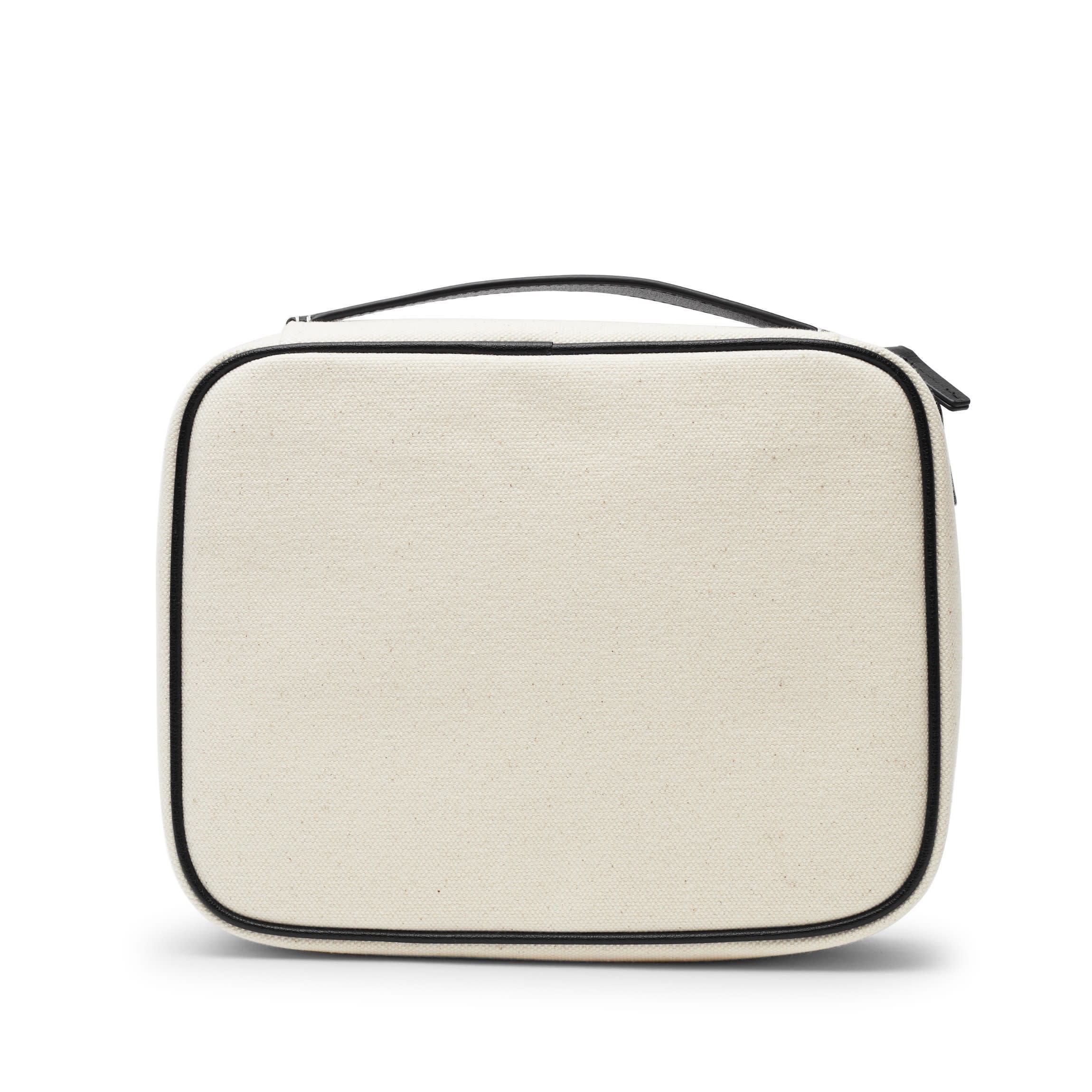 Large Travel Organizer in Canvas Natural Canvas/Black - Image 7