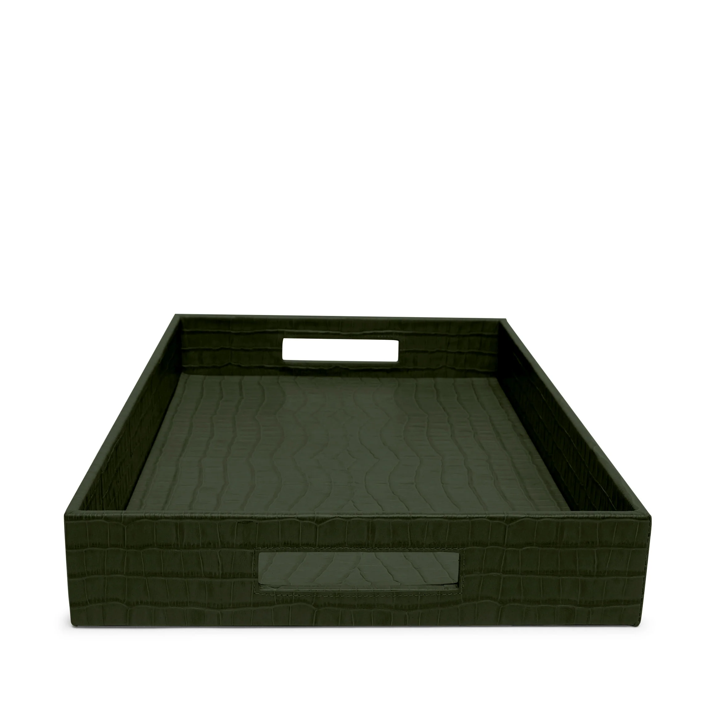 Leather Decorative Tray Forest Croc - Image 5