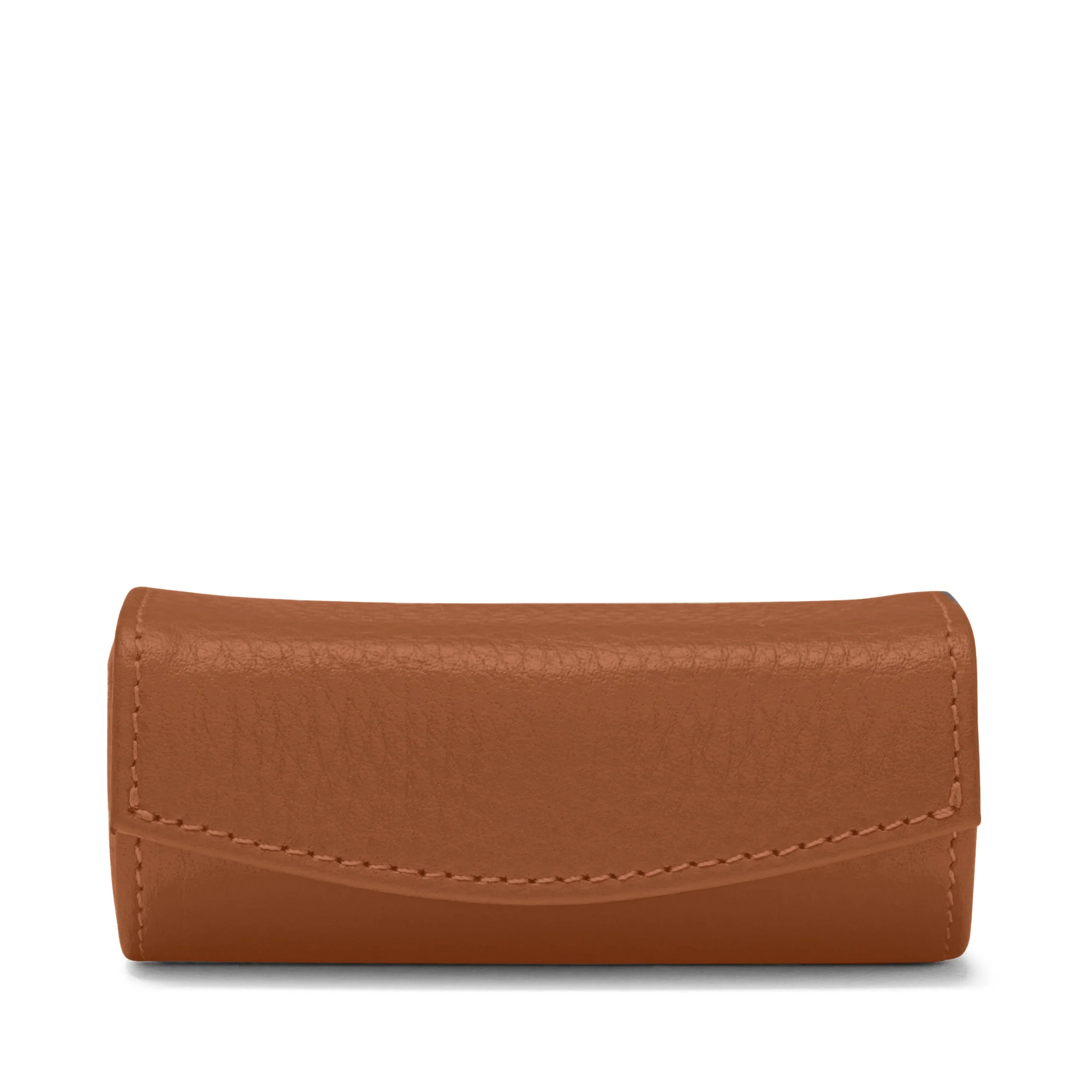 Lipstick Case Saddle Brown