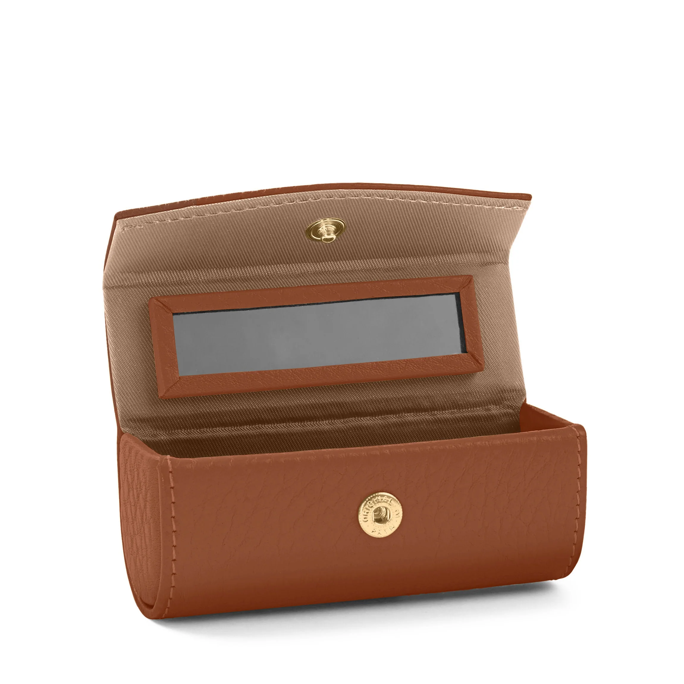 Lipstick Case Saddle Brown - Image 2