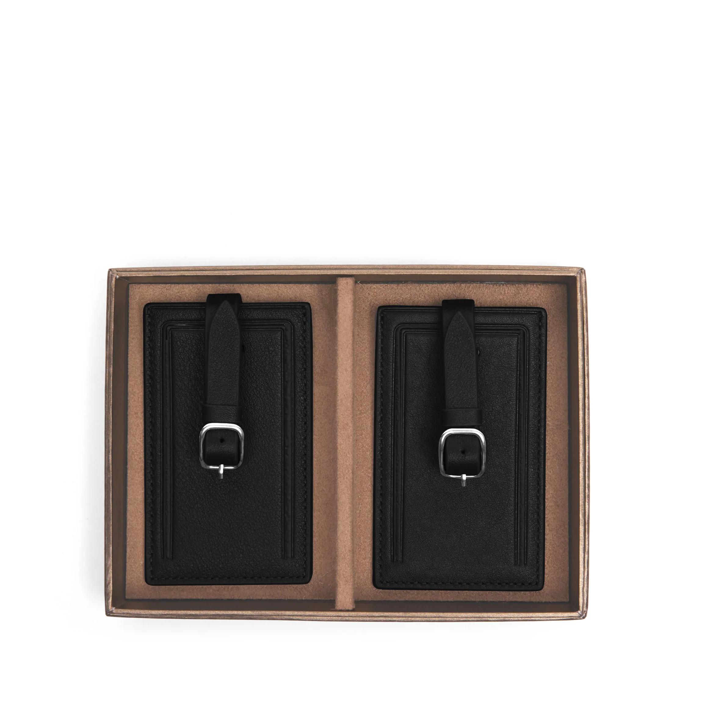Luggage Tag Duo Gift Set Black Onyx - Image 4