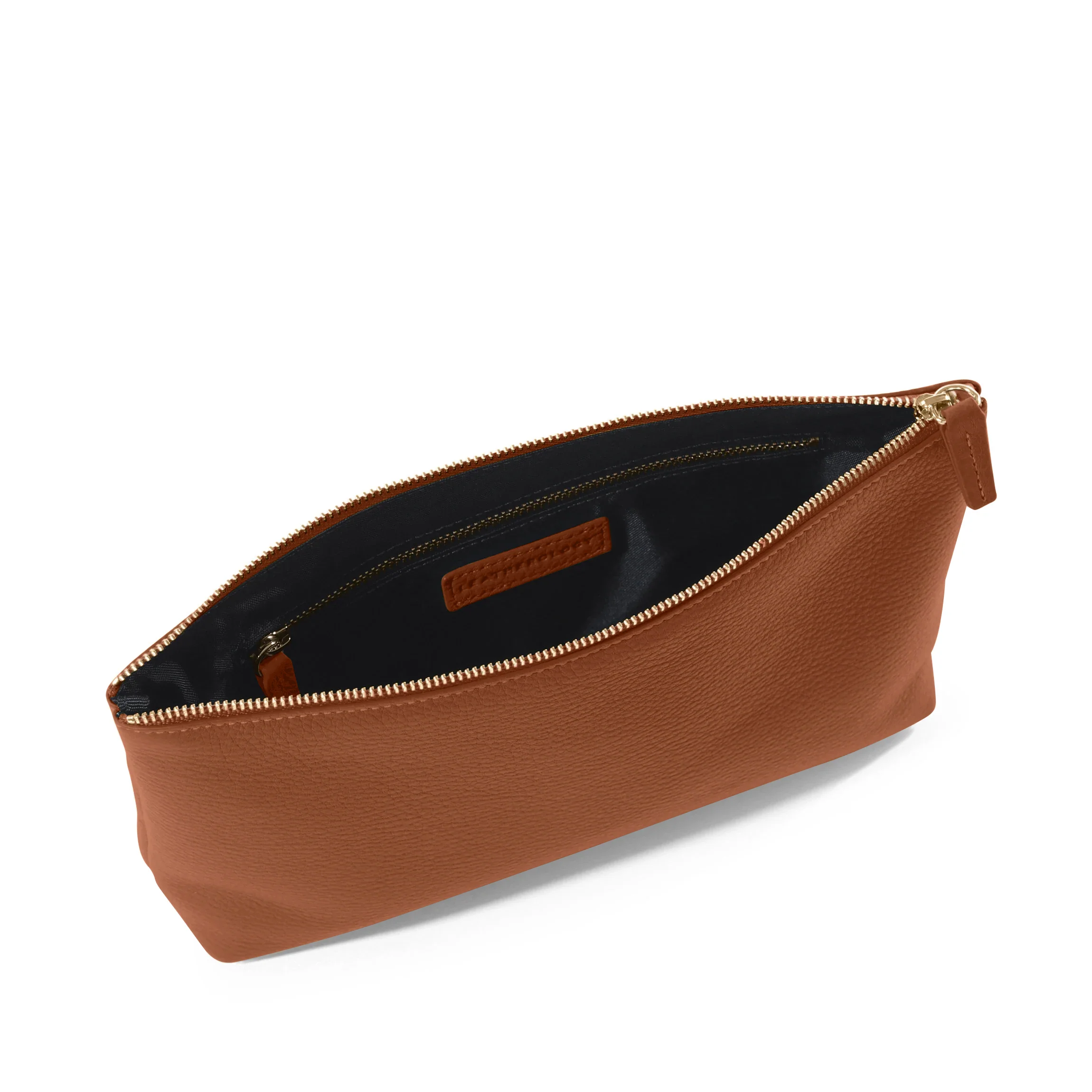Medium Accessories Pouch Saddle Brown - Image 2