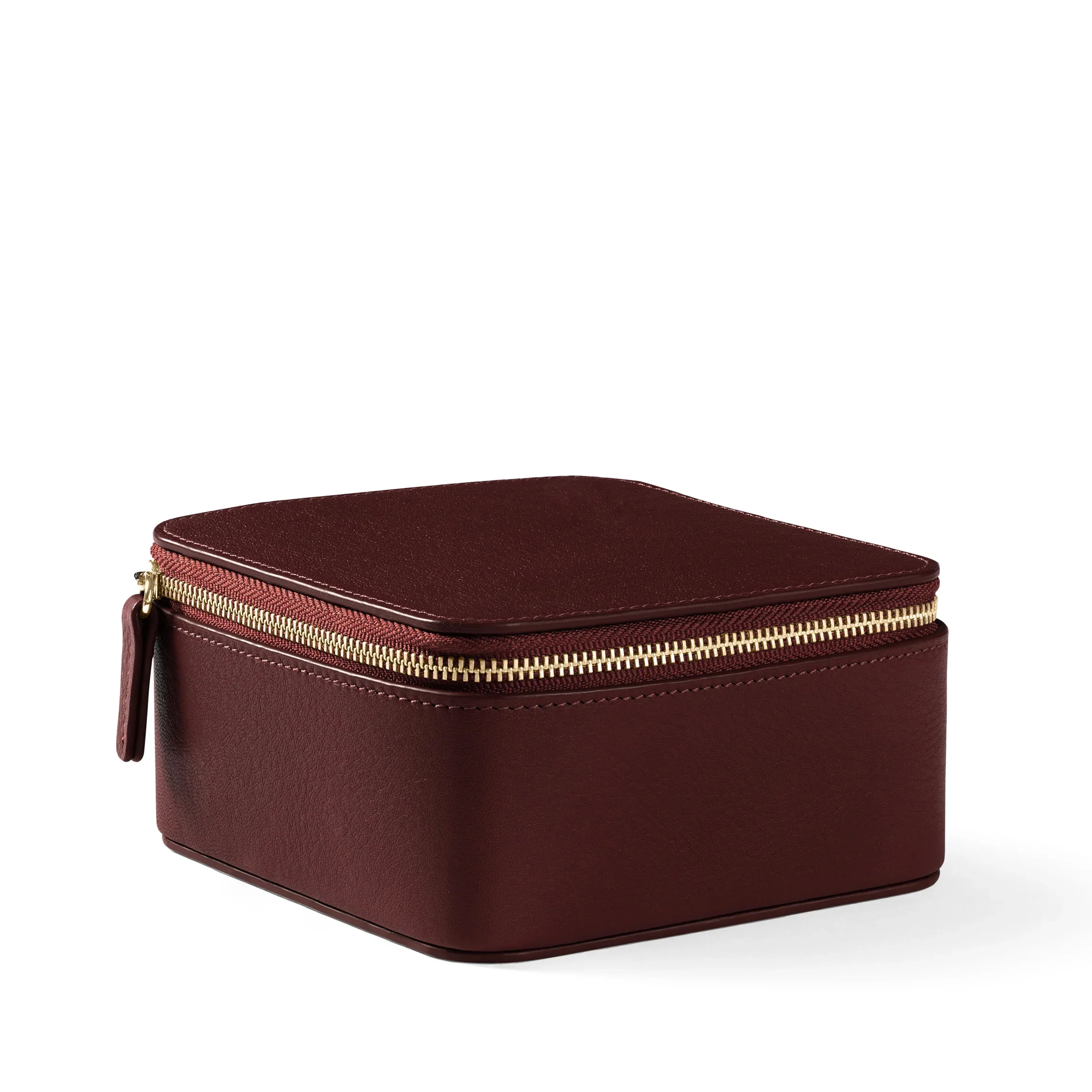 Medium Jewelry Ring Box Bordeaux - Image 3
