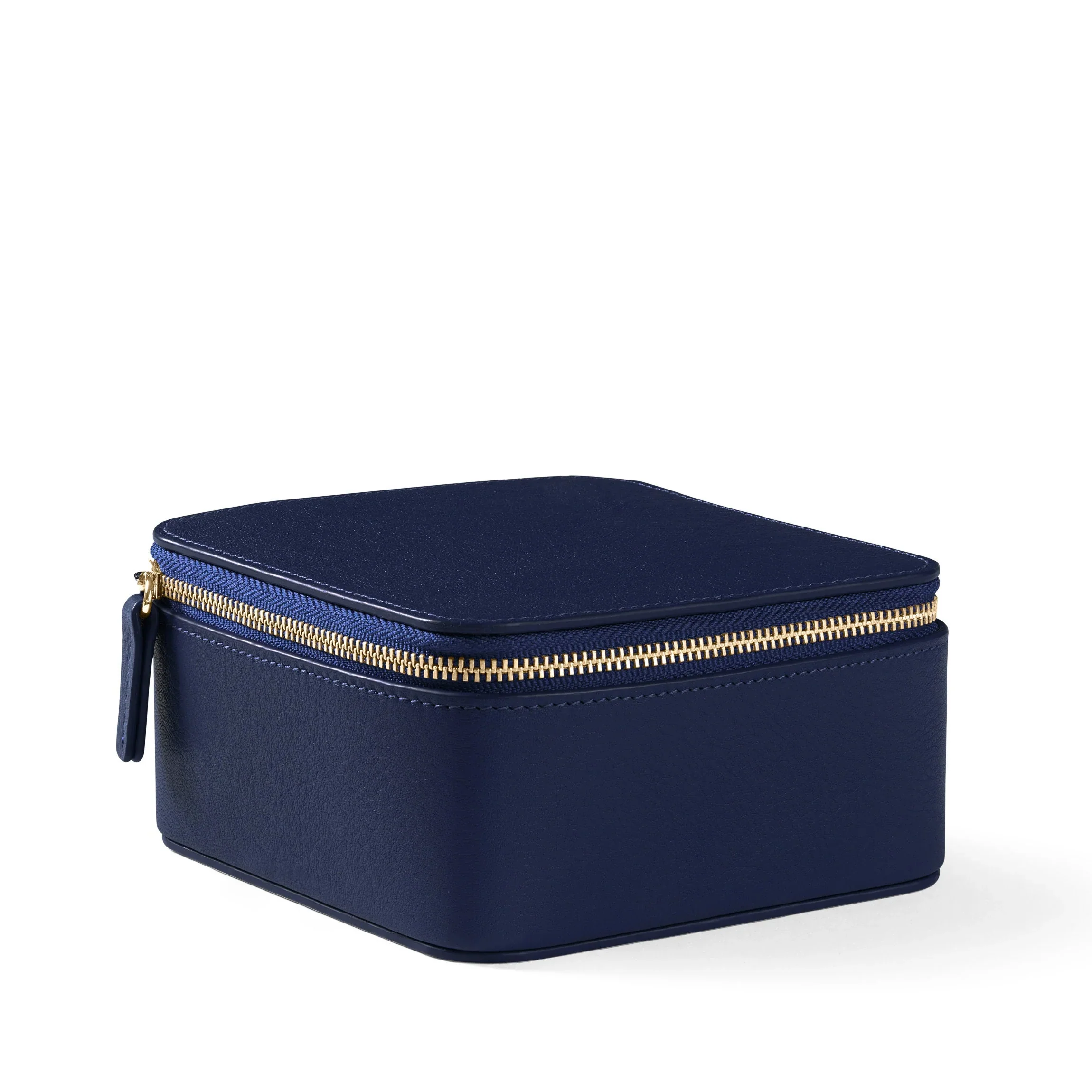 Medium Jewelry Ring Box Navy Blue - Image 2