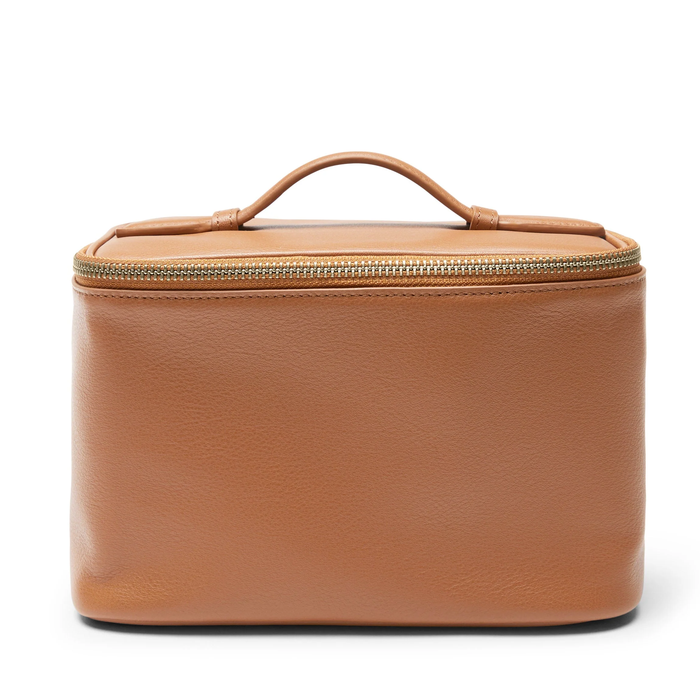 Medium Train Case Cognac