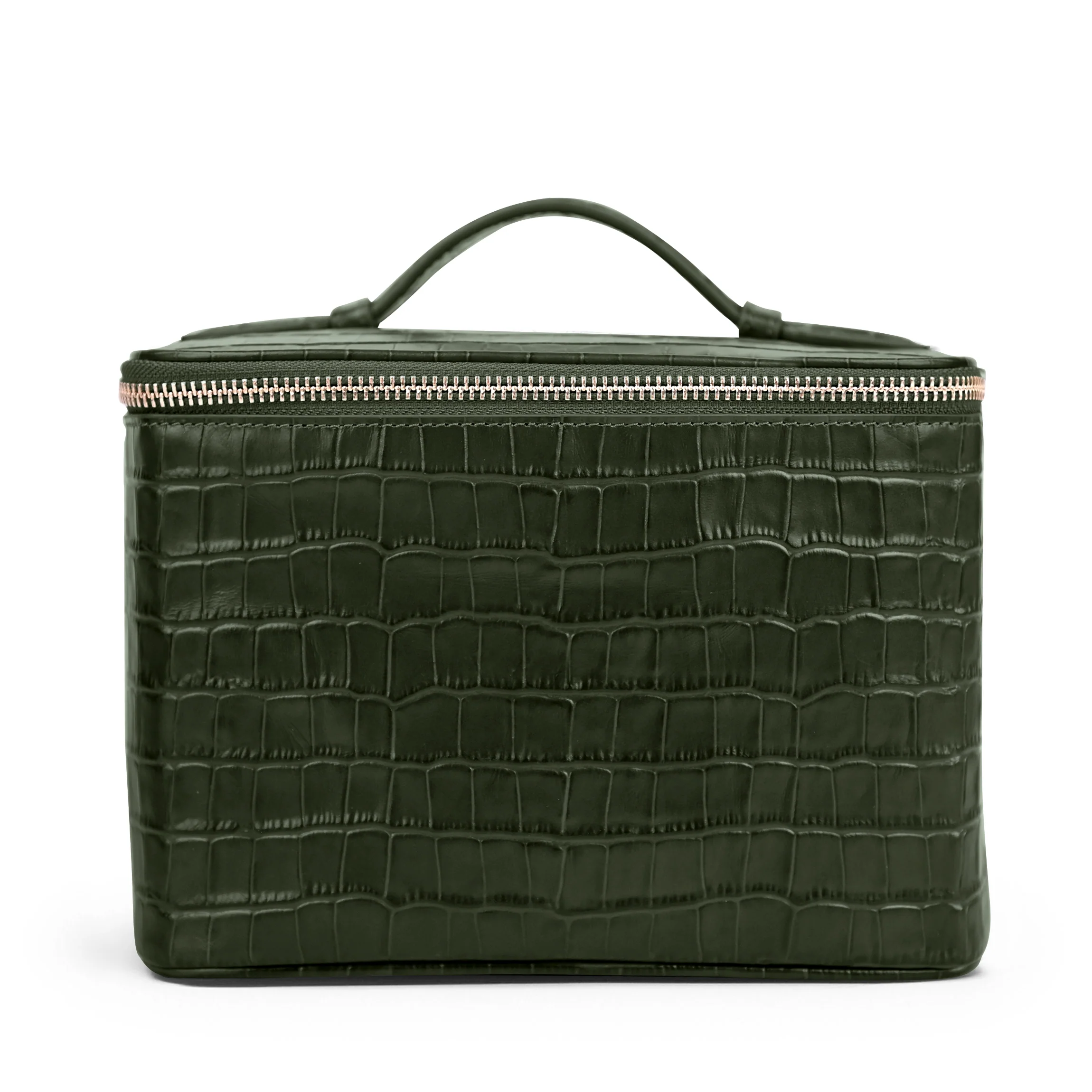 Medium Train Case Forest Croc