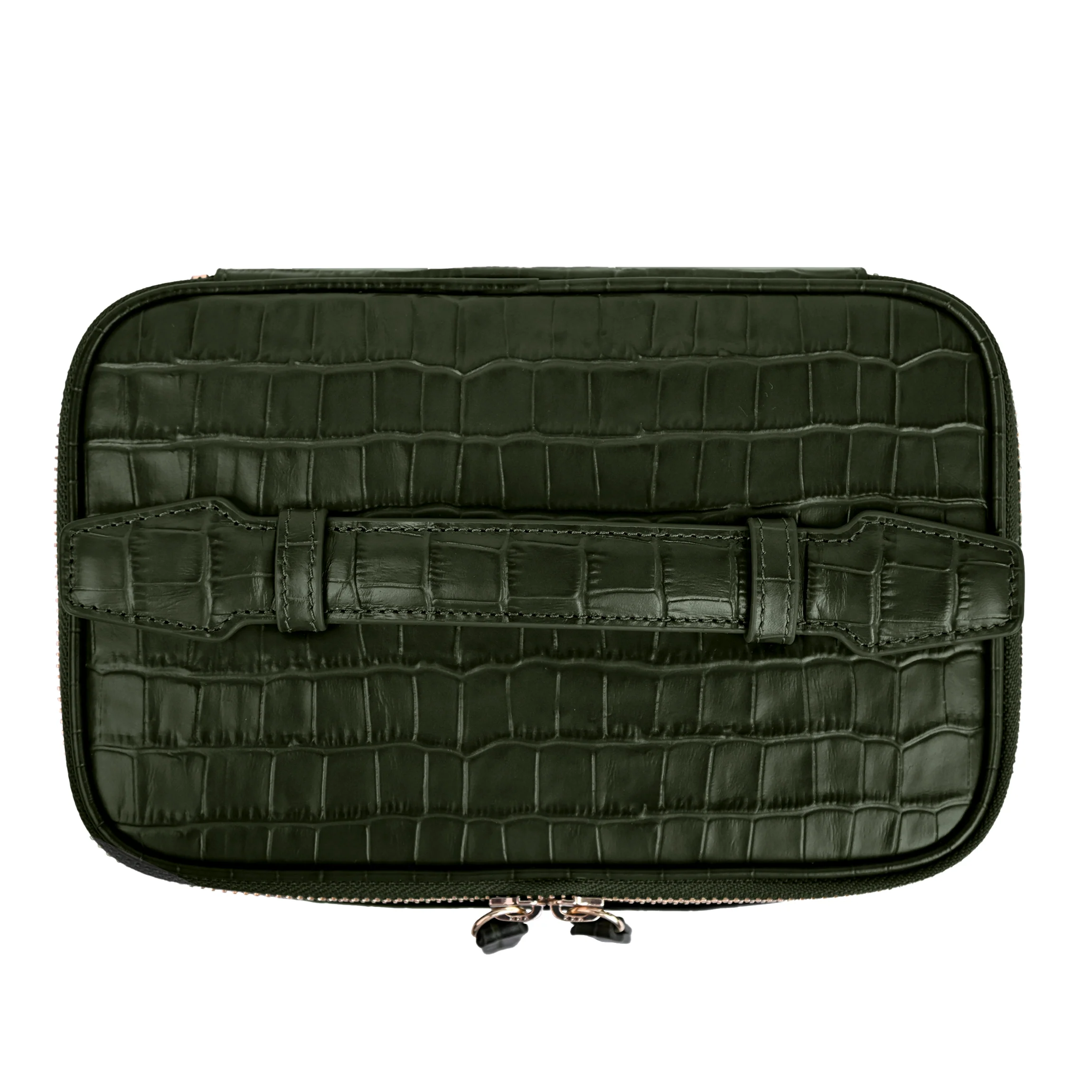 Medium Train Case Forest Croc - Image 6