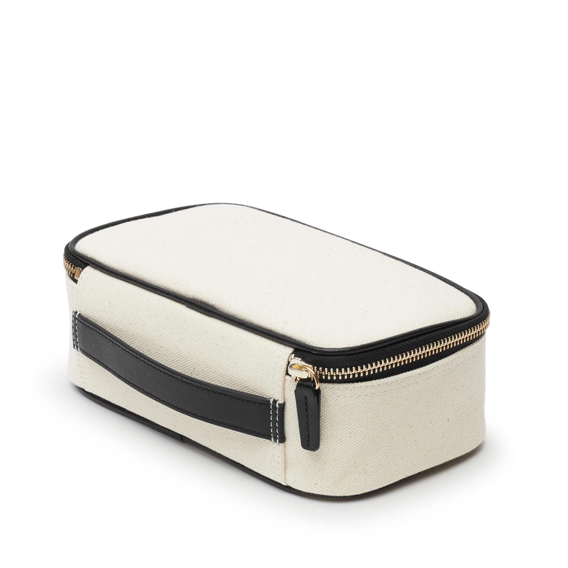 Medium Travel Organizer in Canvas Natural Canvas/Black - Image 6