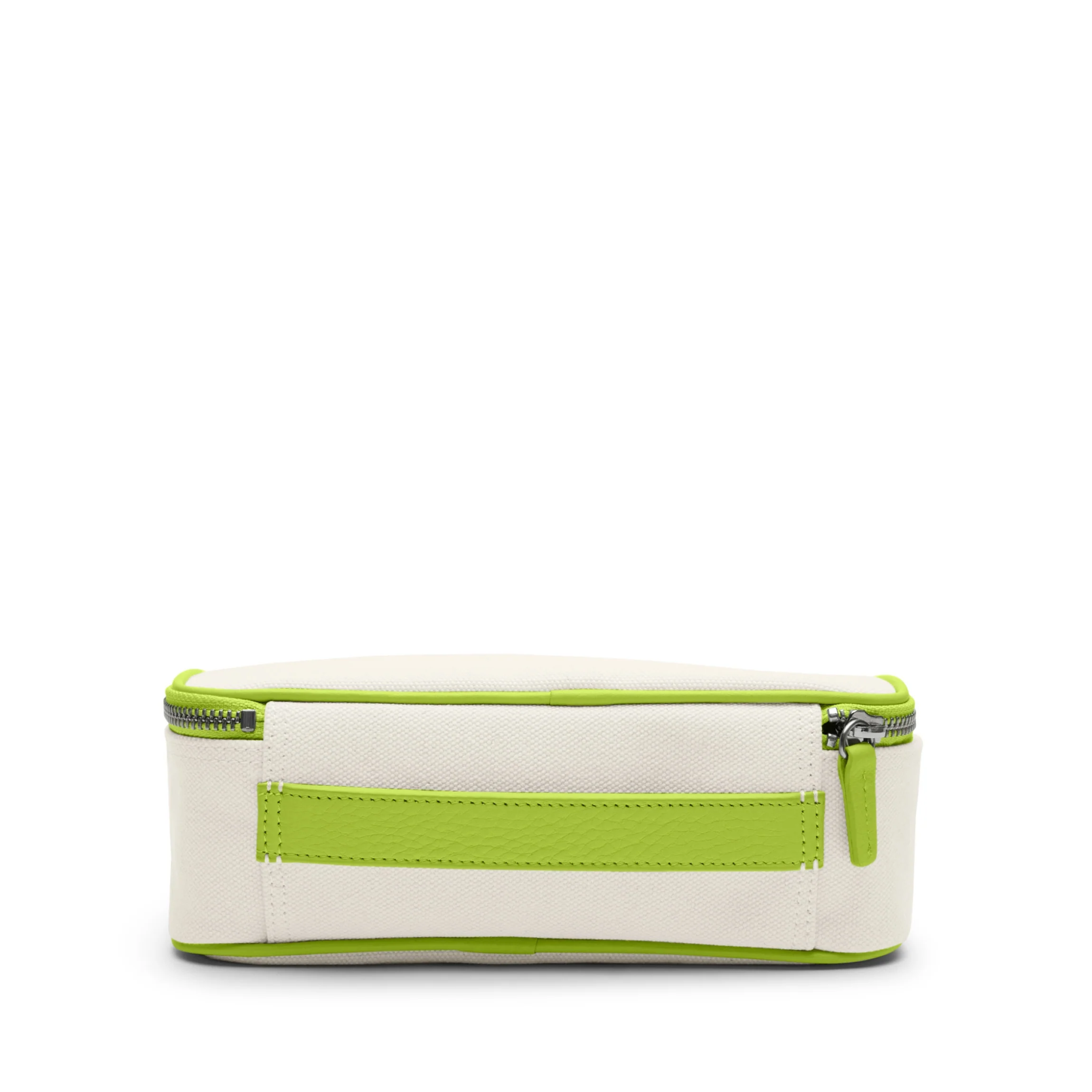 Medium Travel Organizer in Canvas Natural Canvas/Lime - Image 5