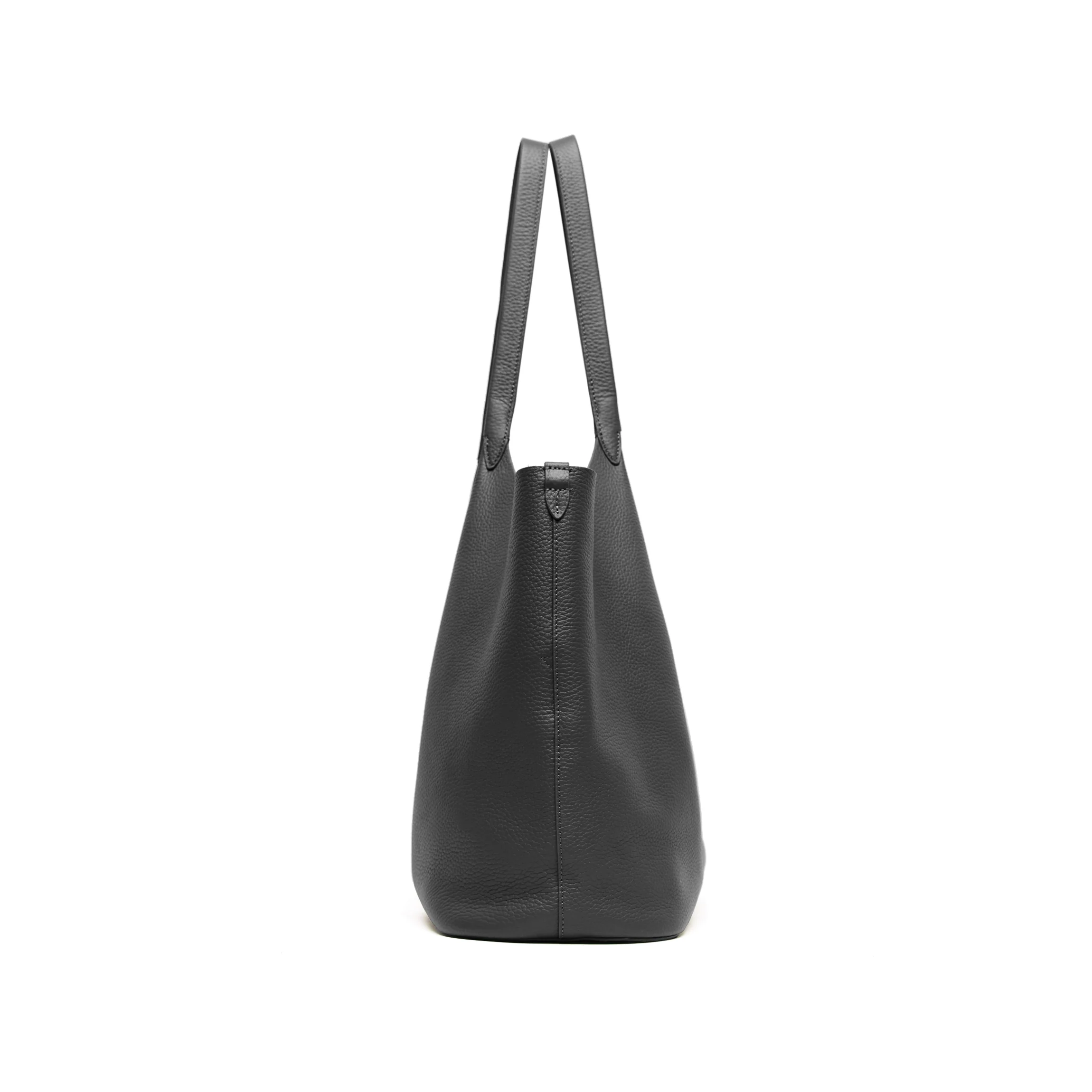Mia Horizontal Tote Black Pebble - Image 7